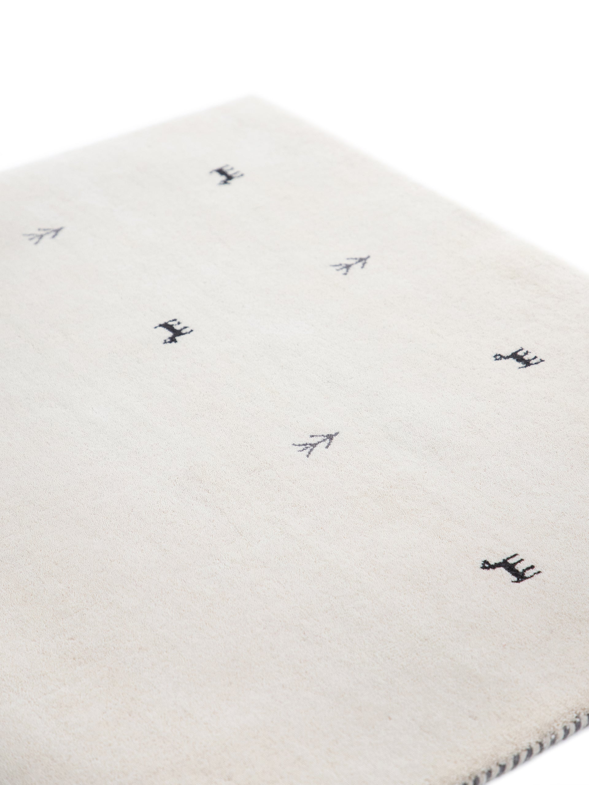 Wollteppich Gabbeh Uni Läufer