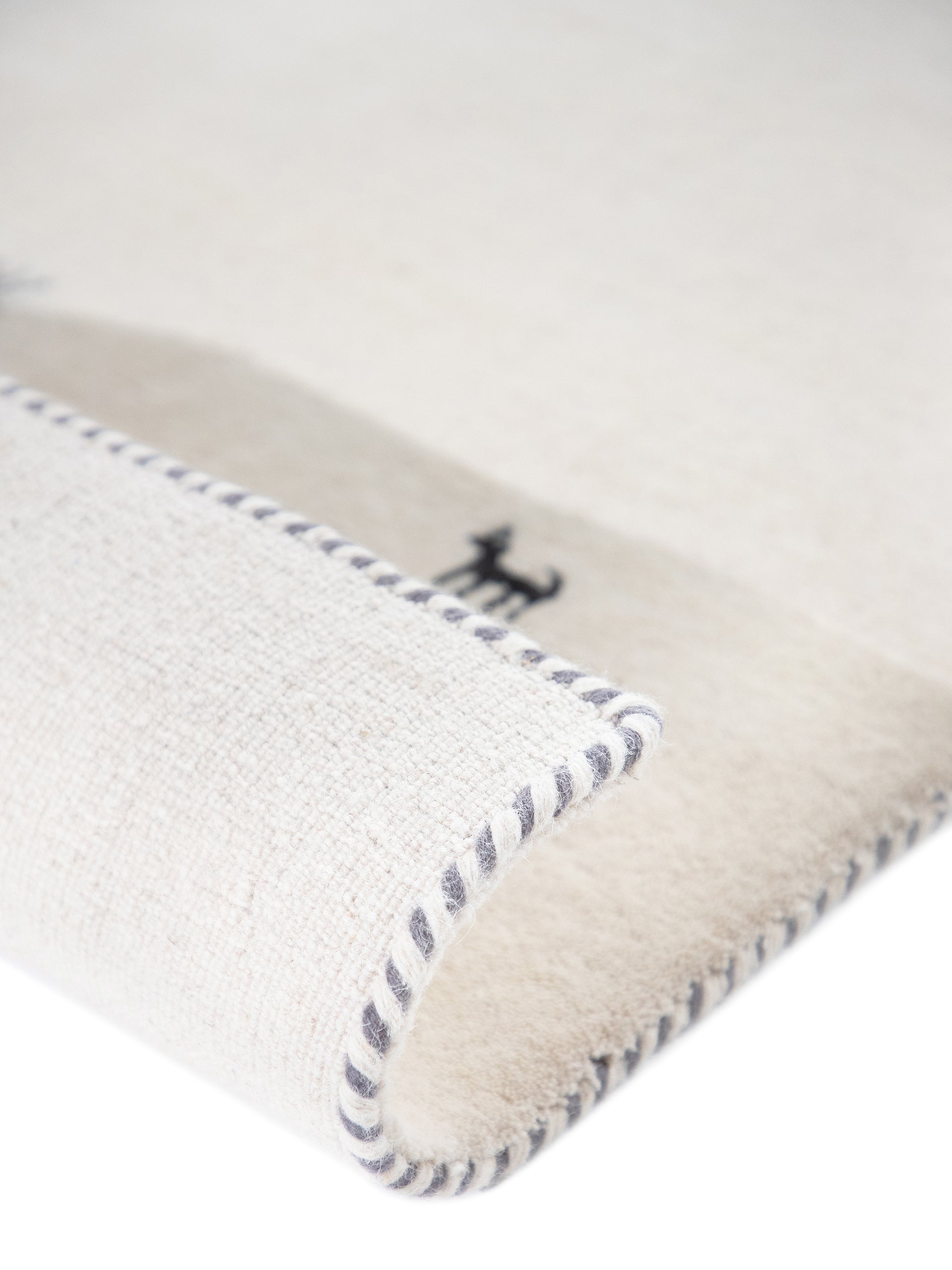 Wollteppich Gabbeh Uni Läufer