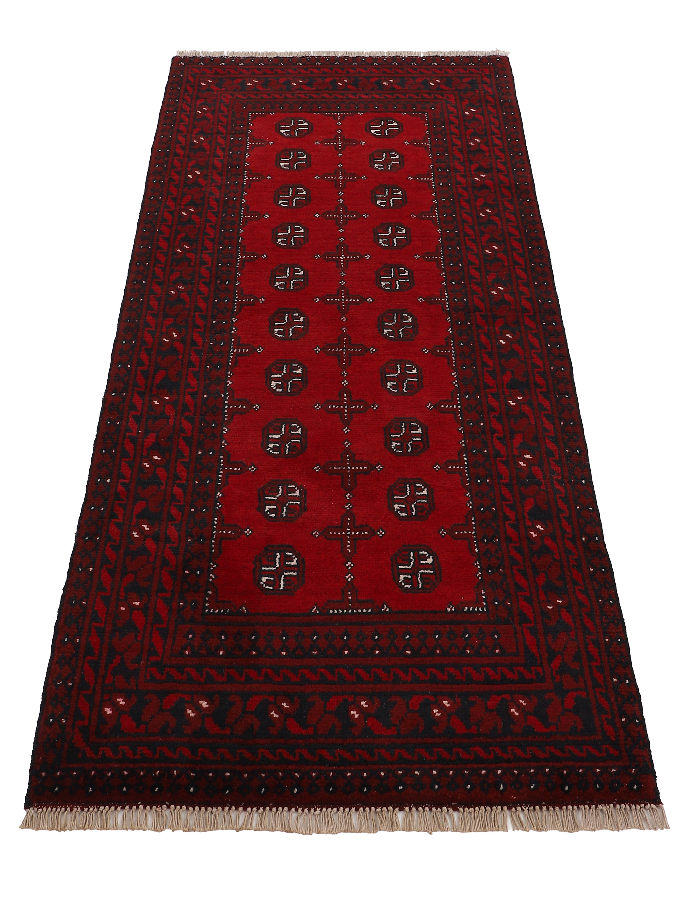 Afghan Akhche Läufer Teppich