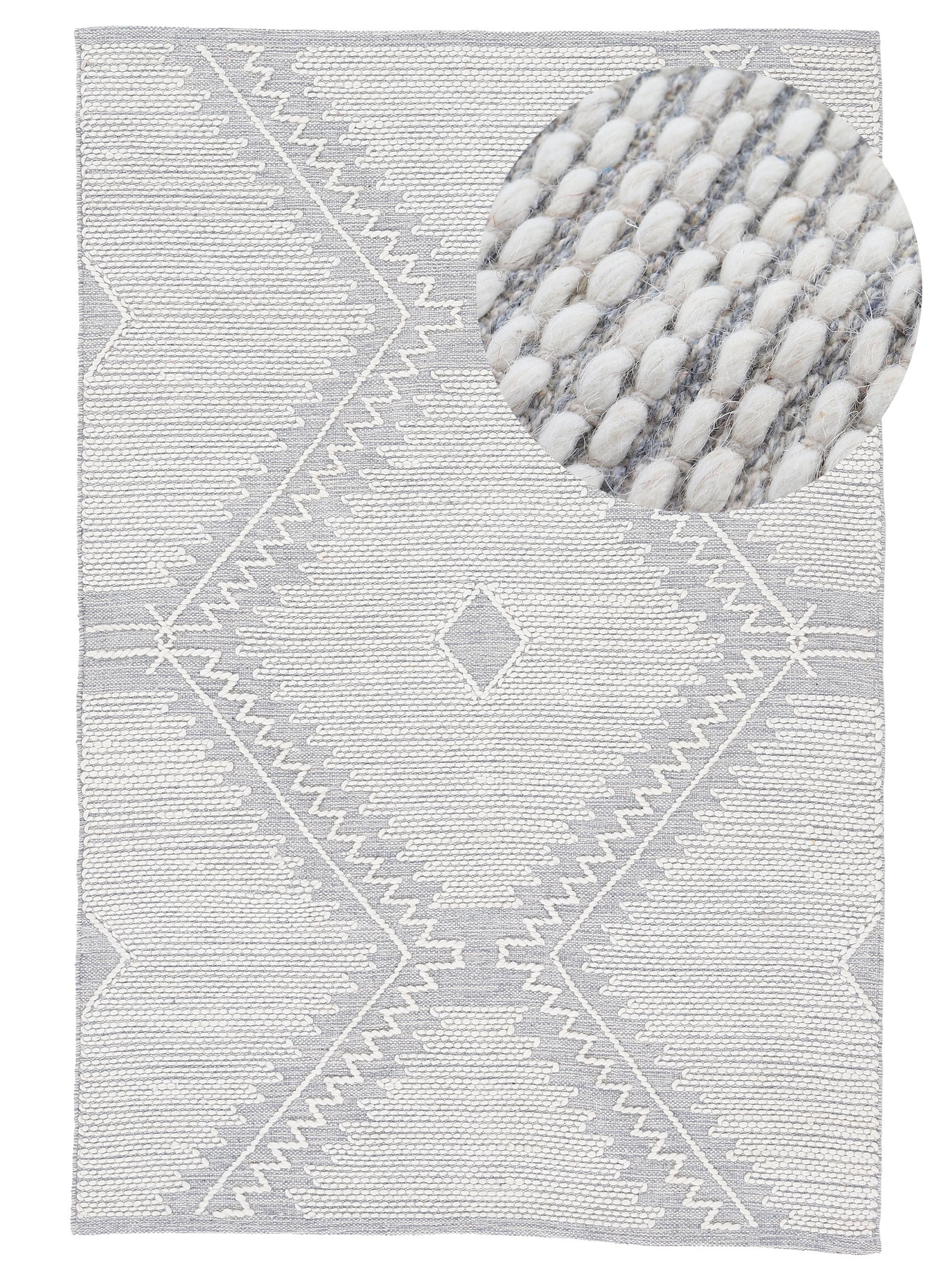 Baumwollteppich Kelim Durry