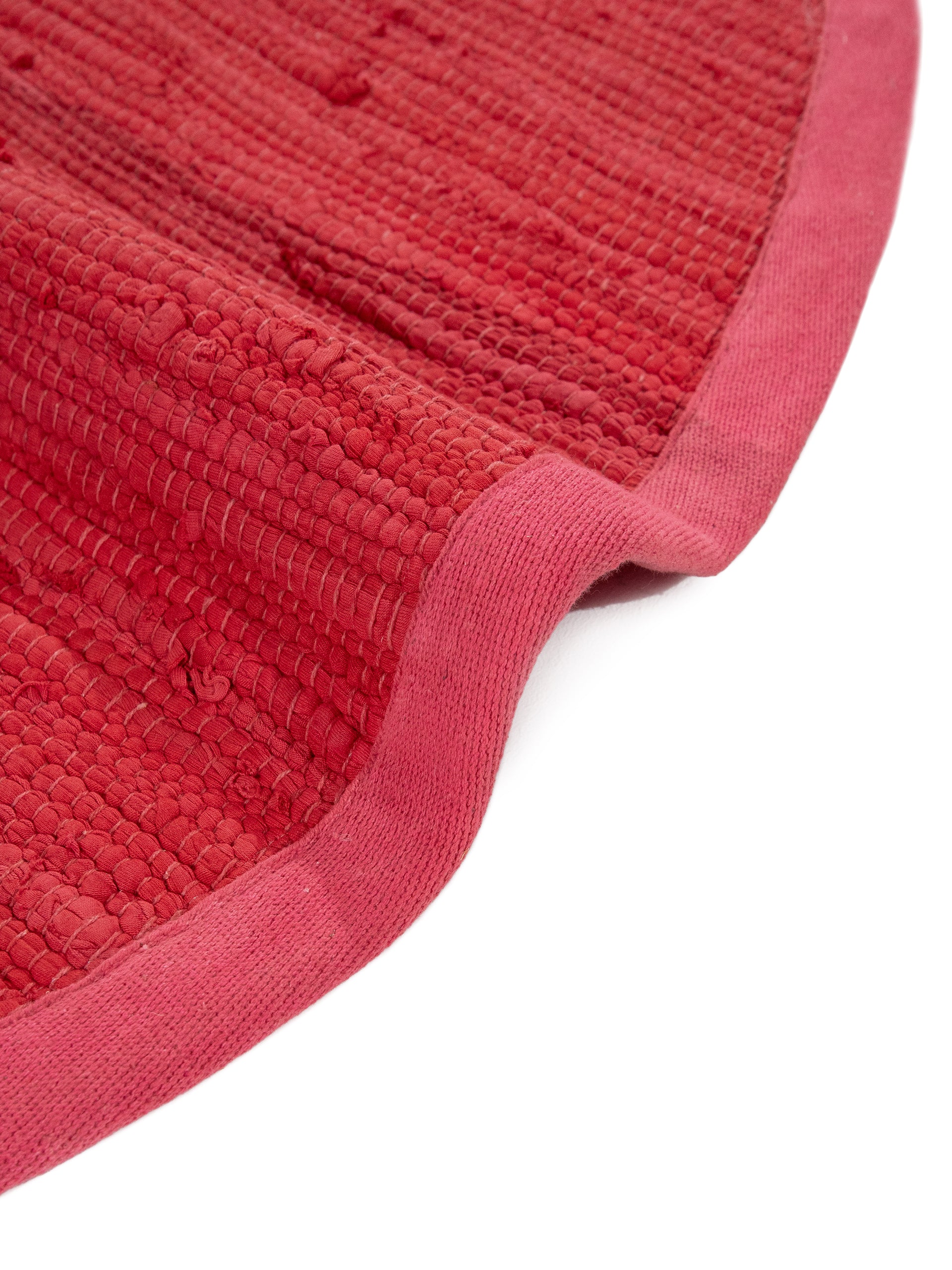 Kelim Chindi Uni Rund in rot