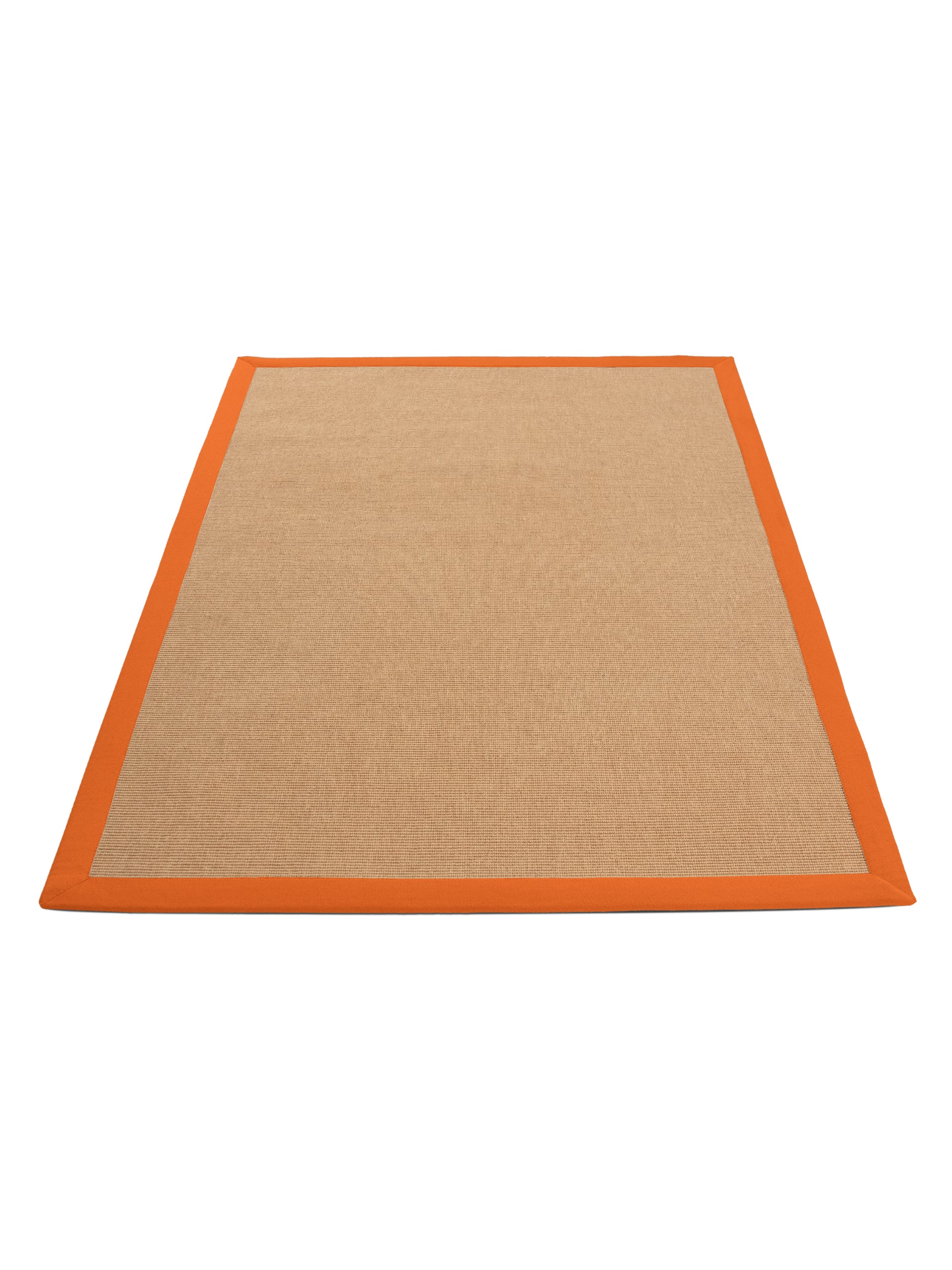 Sisalteppich Orange aus Sisal/Jute