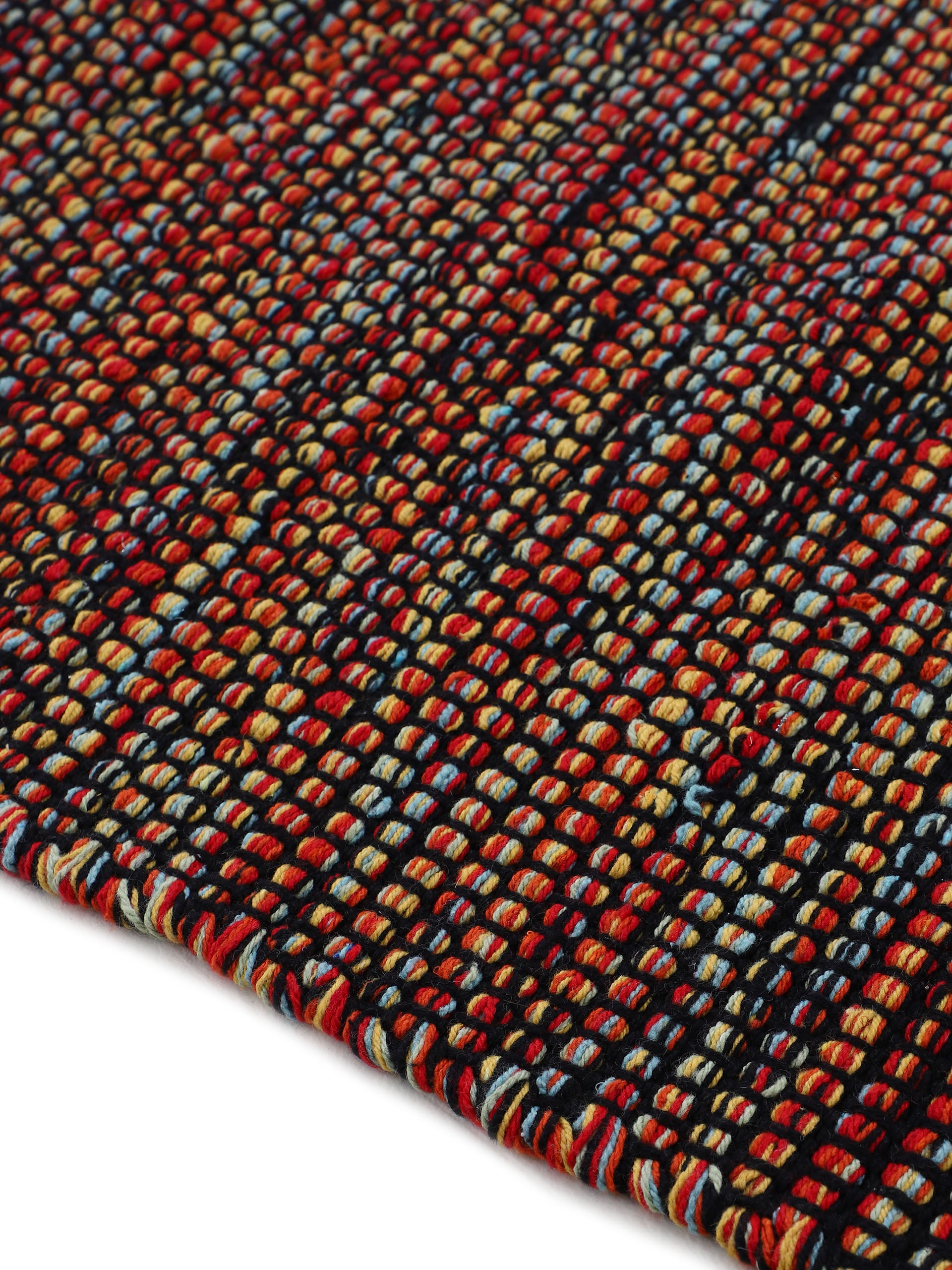 Flachgewebeteppich Kelim Mia Orange in orange aus baumwolle