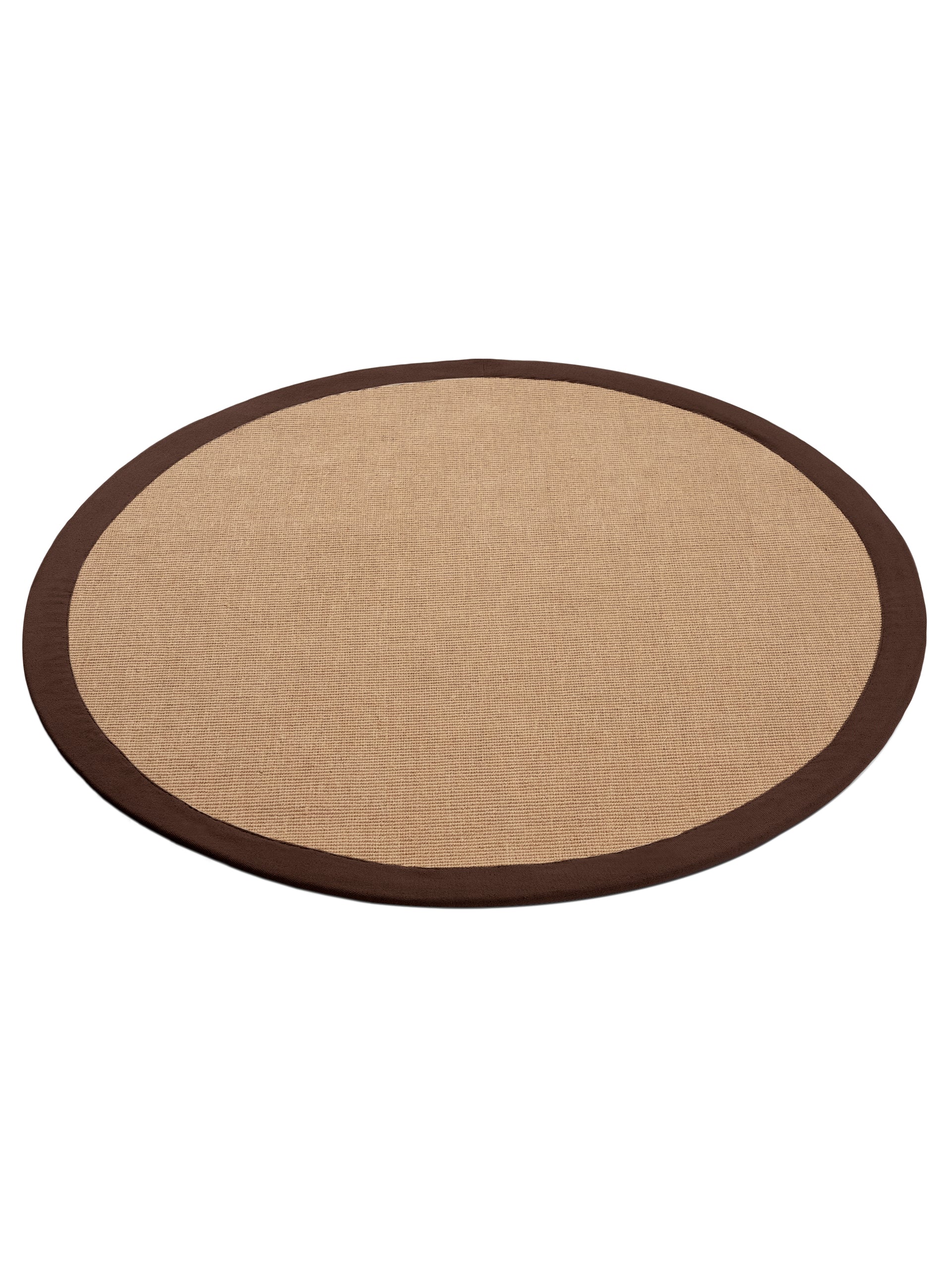 Sisalteppich Rund Braun aus Sisal/Jute