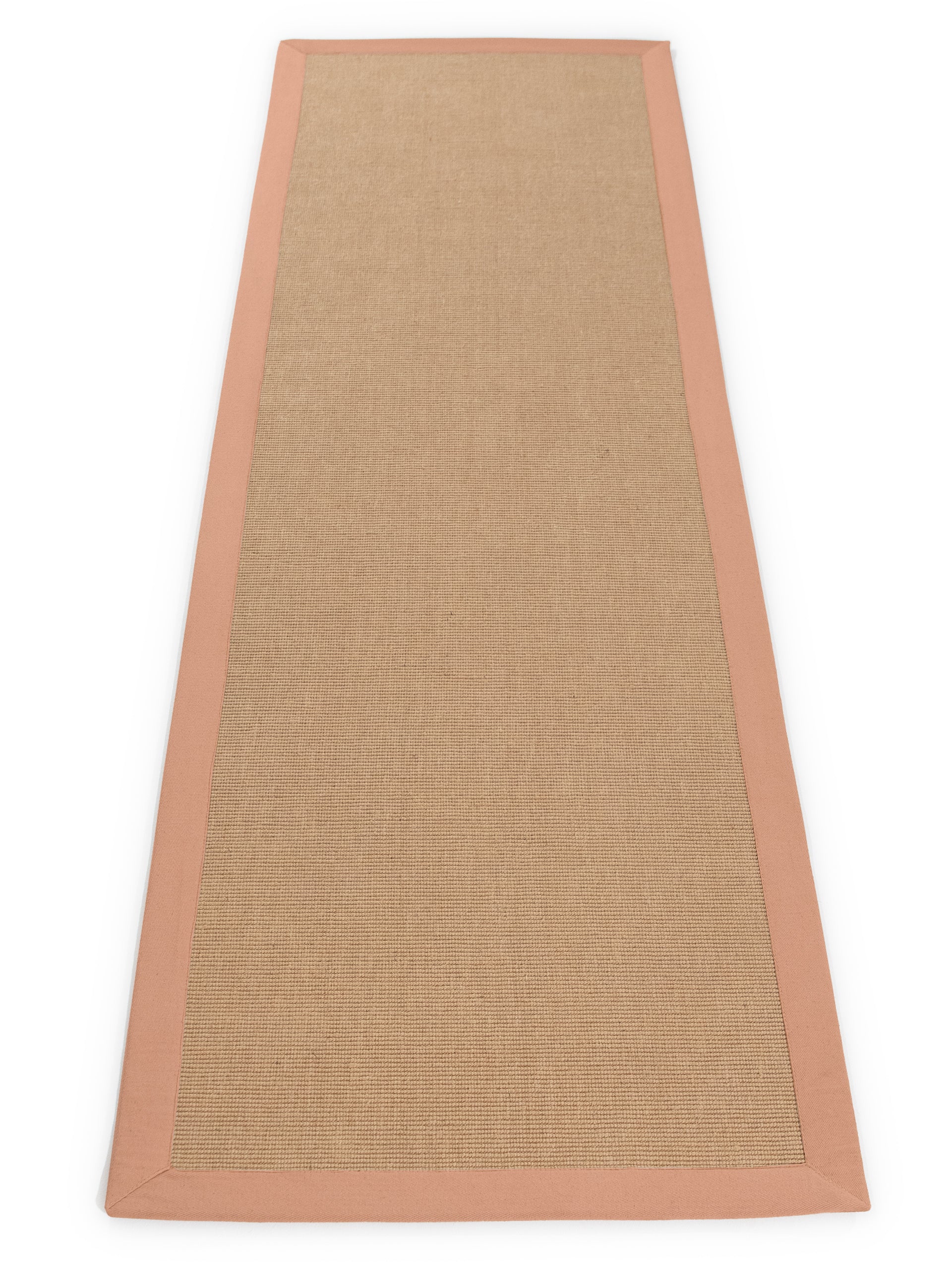 Sisalteppich Läufer Pfirsich in pfirsich aus sisal/jute