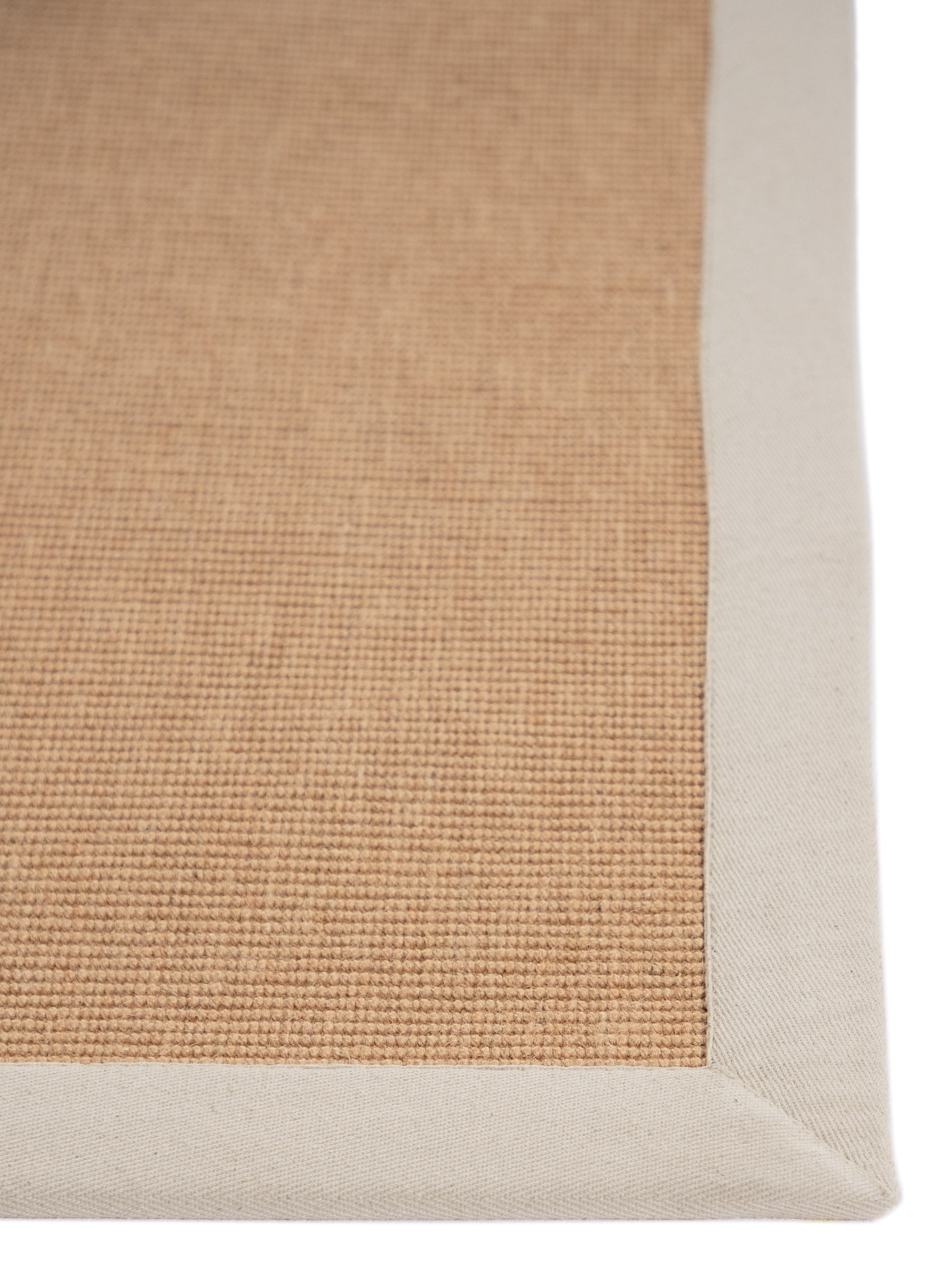 Sisalteppich Läufer Creme in creme aus sisal/jute