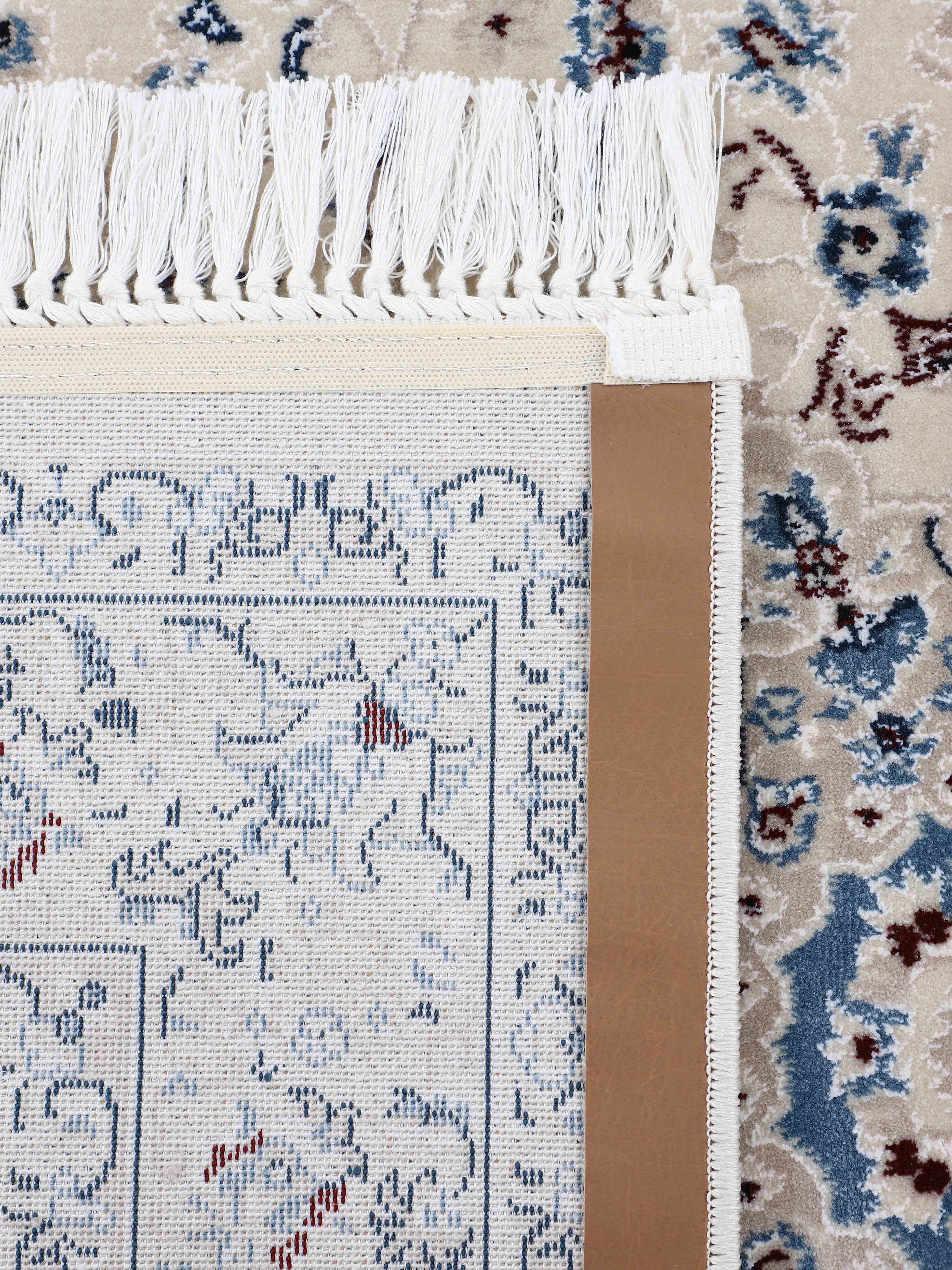 Teppich Nain Diane Creme in creme aus kunstfaser