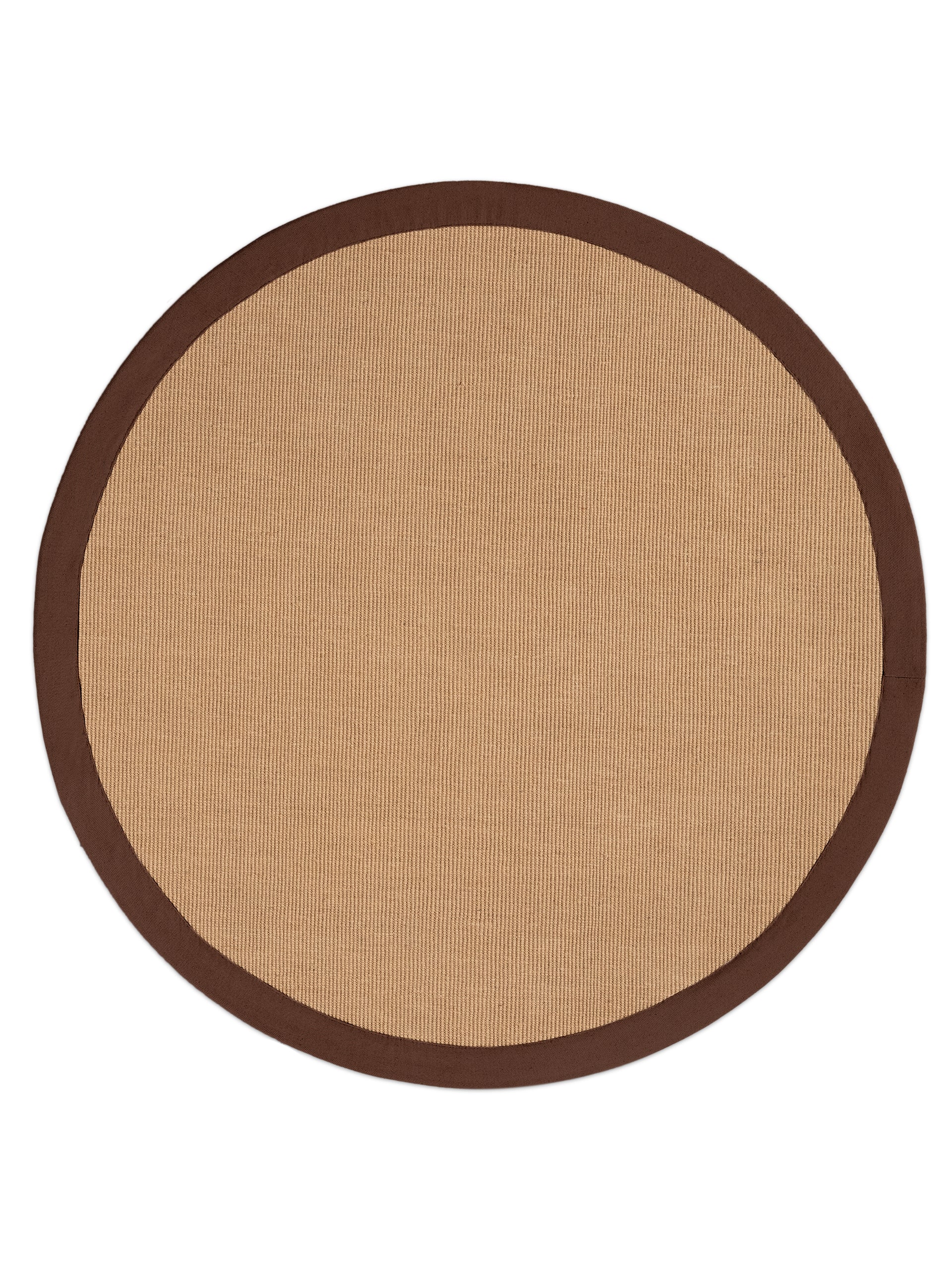Sisalteppich Rund Braun aus Sisal/Jute