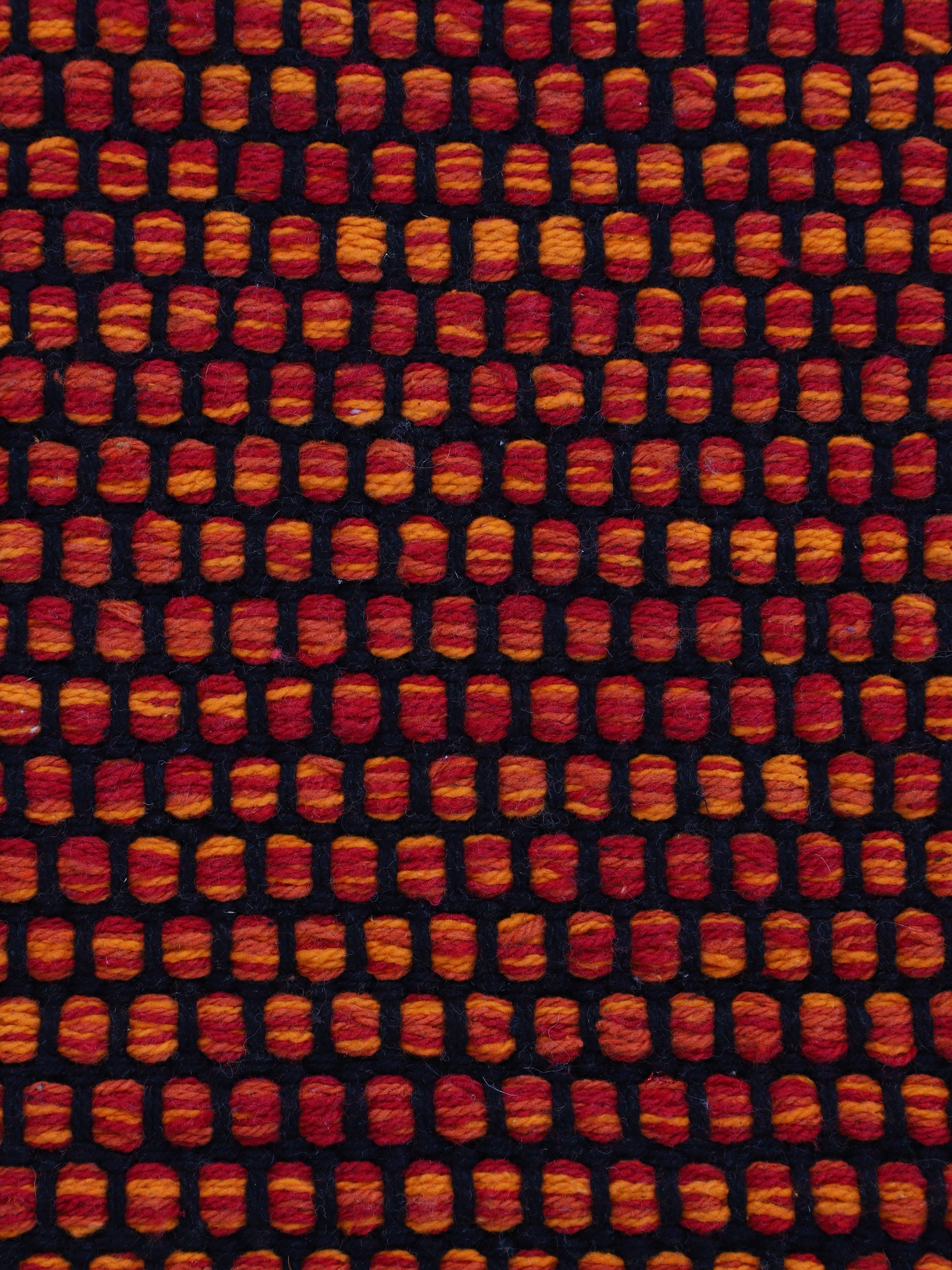 Flachgewebeteppich Kelim Mia Rot in rot aus baumwolle