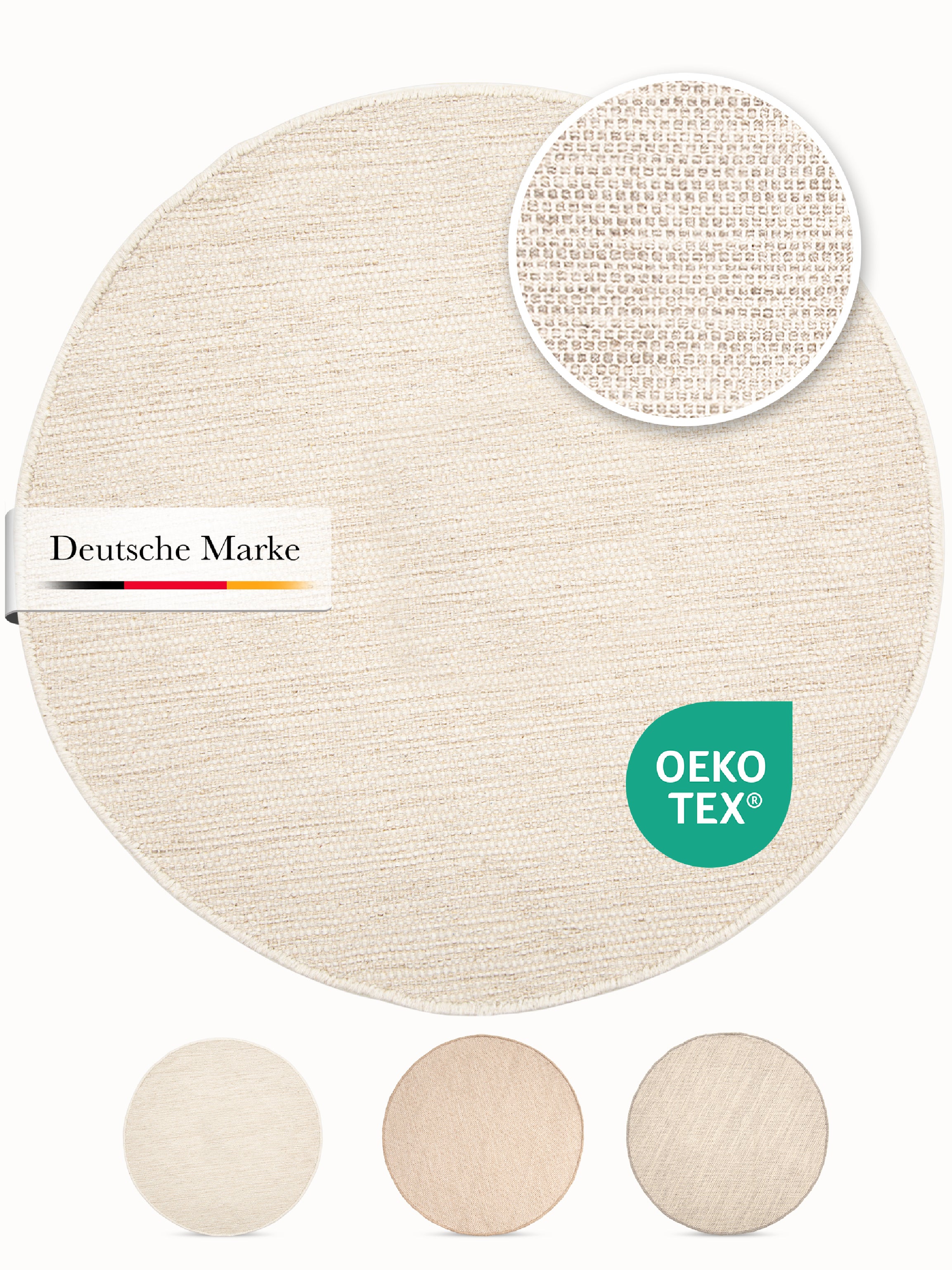 Wollteppich Lui Rund