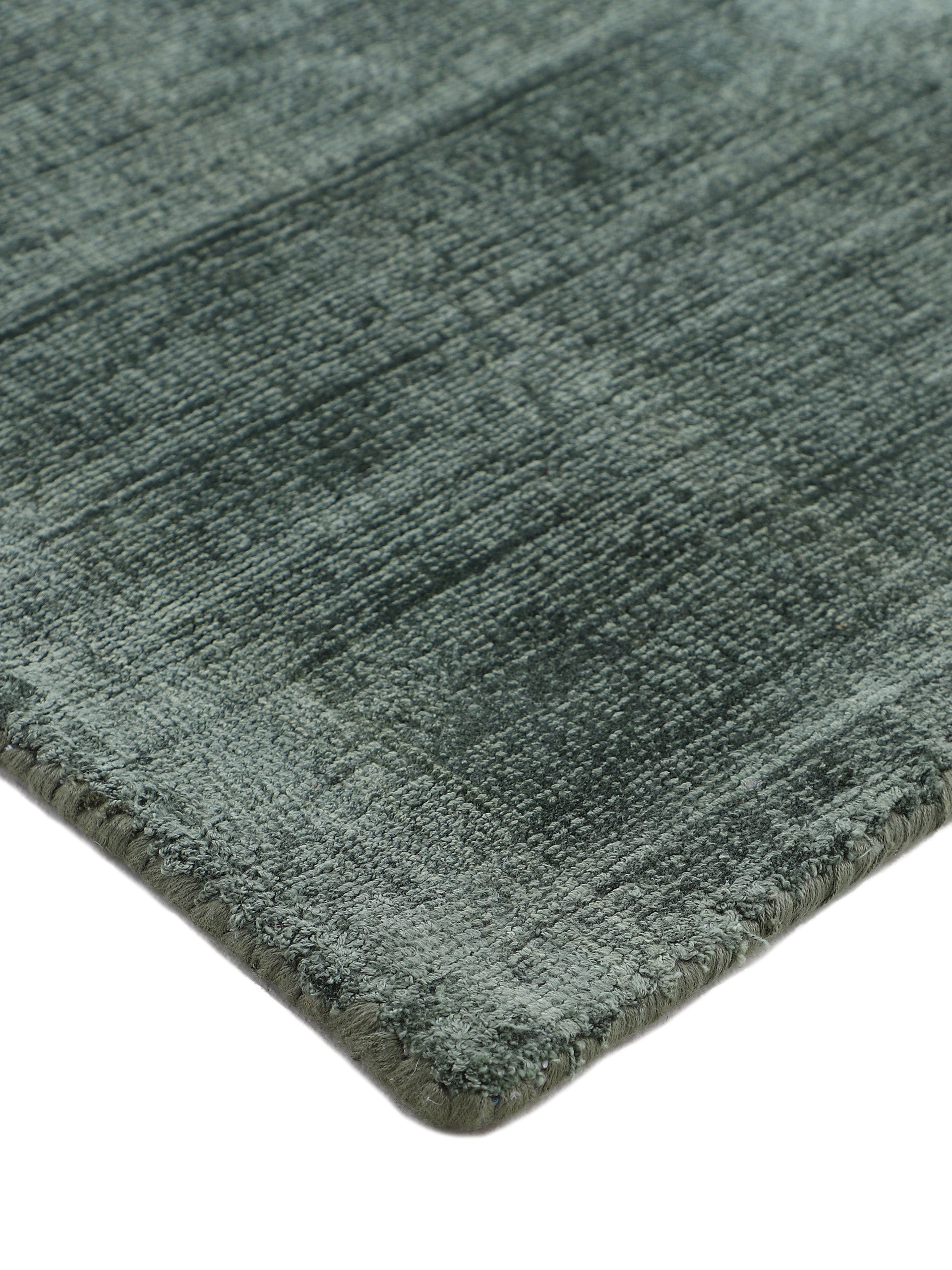 Viskoseteppich Ava Dunkelgrün in dunkelgrün aus viskose