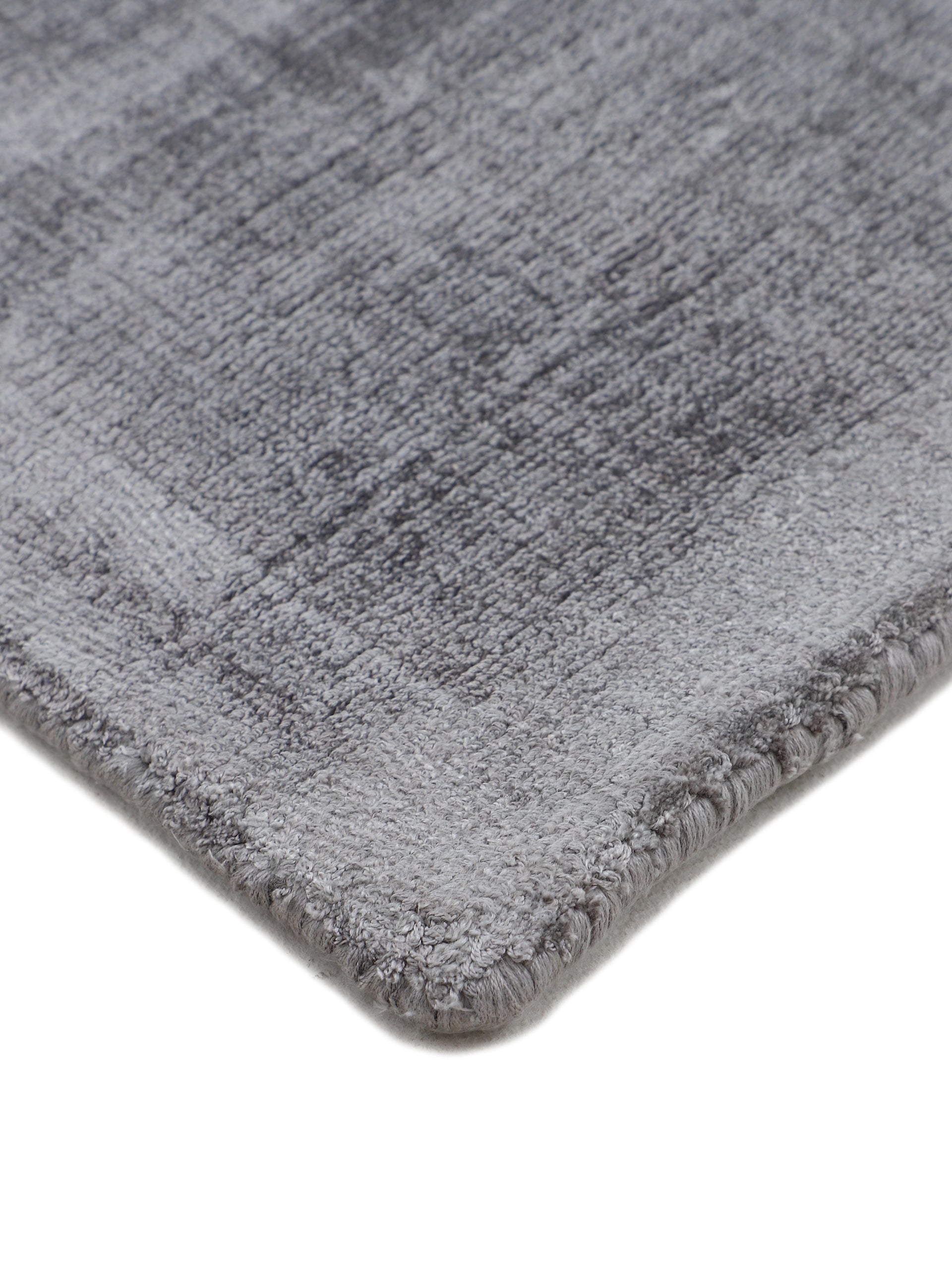 Viskoseteppich Ava Hellgrau in hellgrau aus viskose