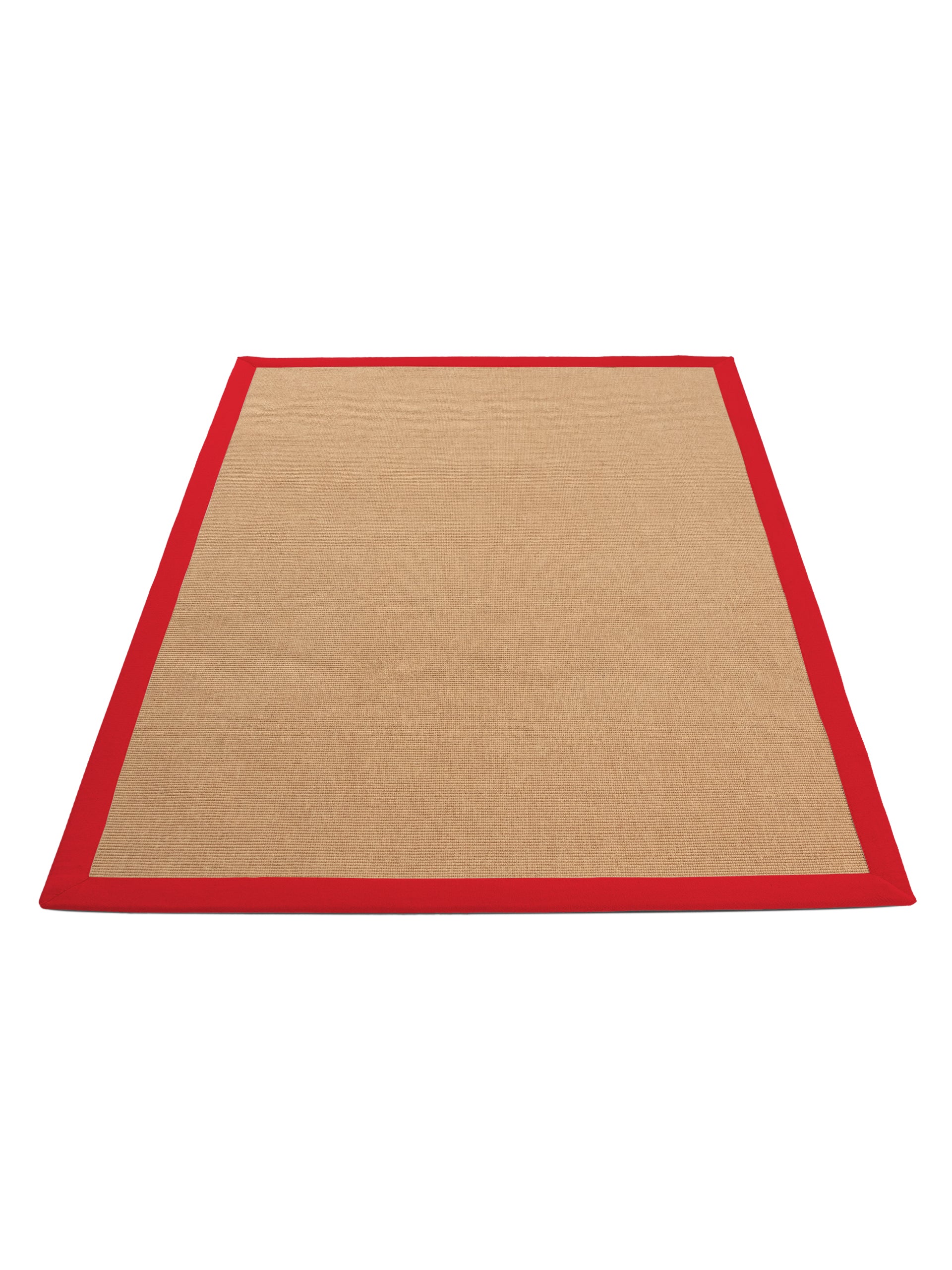 Sisalteppich Rot aus Sisal/Jute