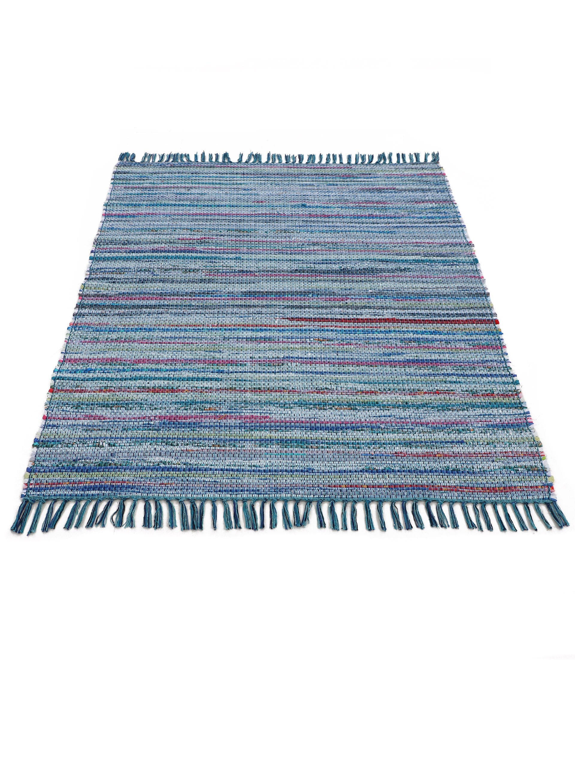 Kelim Chindi Blau in blau