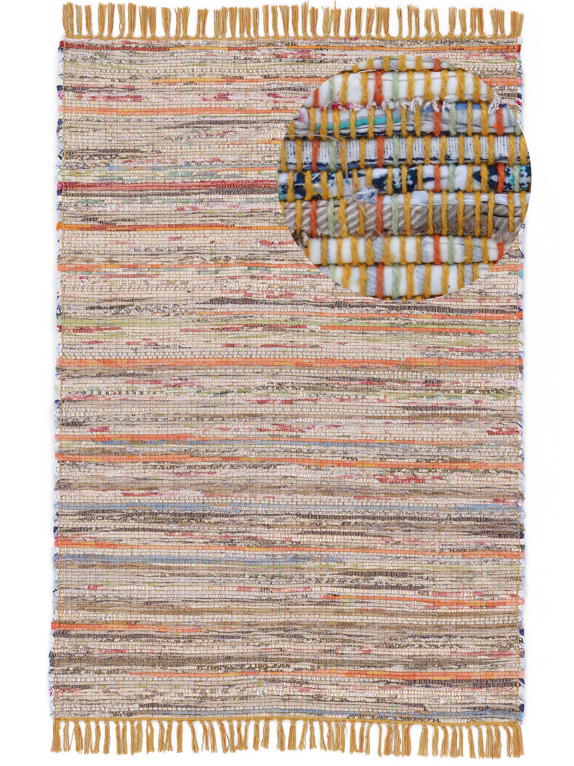 Kelim Chindi Gelb in gelb