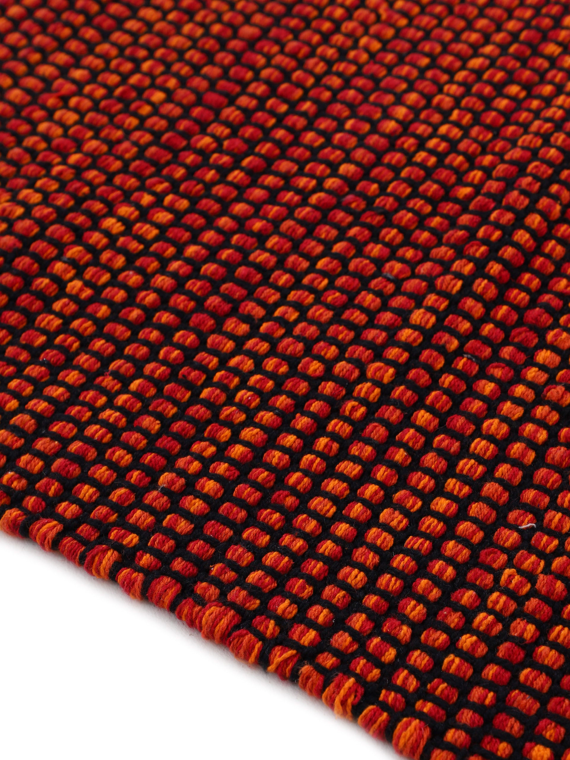 Flachgewebeteppich Kelim Mia Rot in rot aus baumwolle