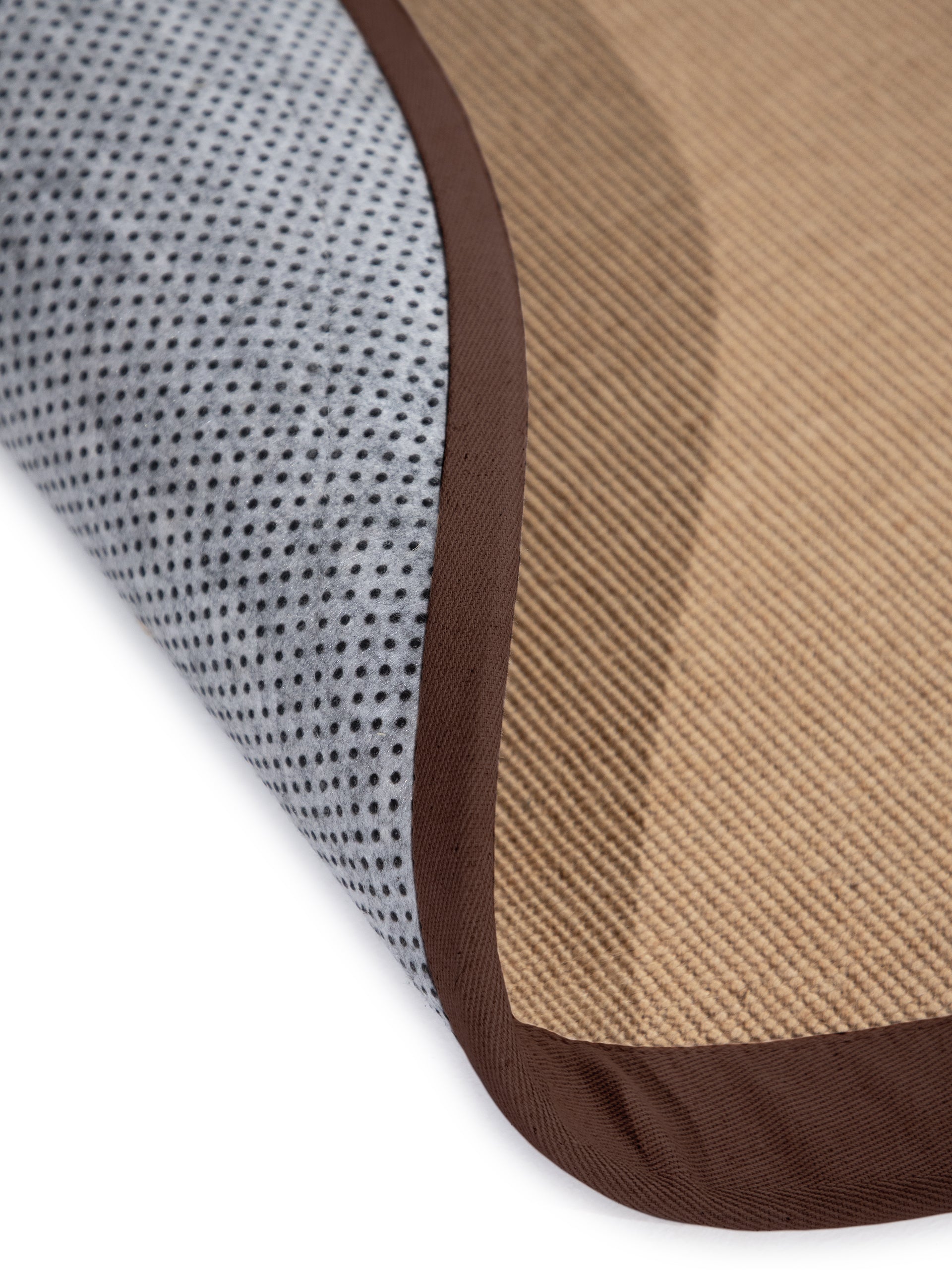 Sisalteppich Rund Braun aus Sisal/Jute