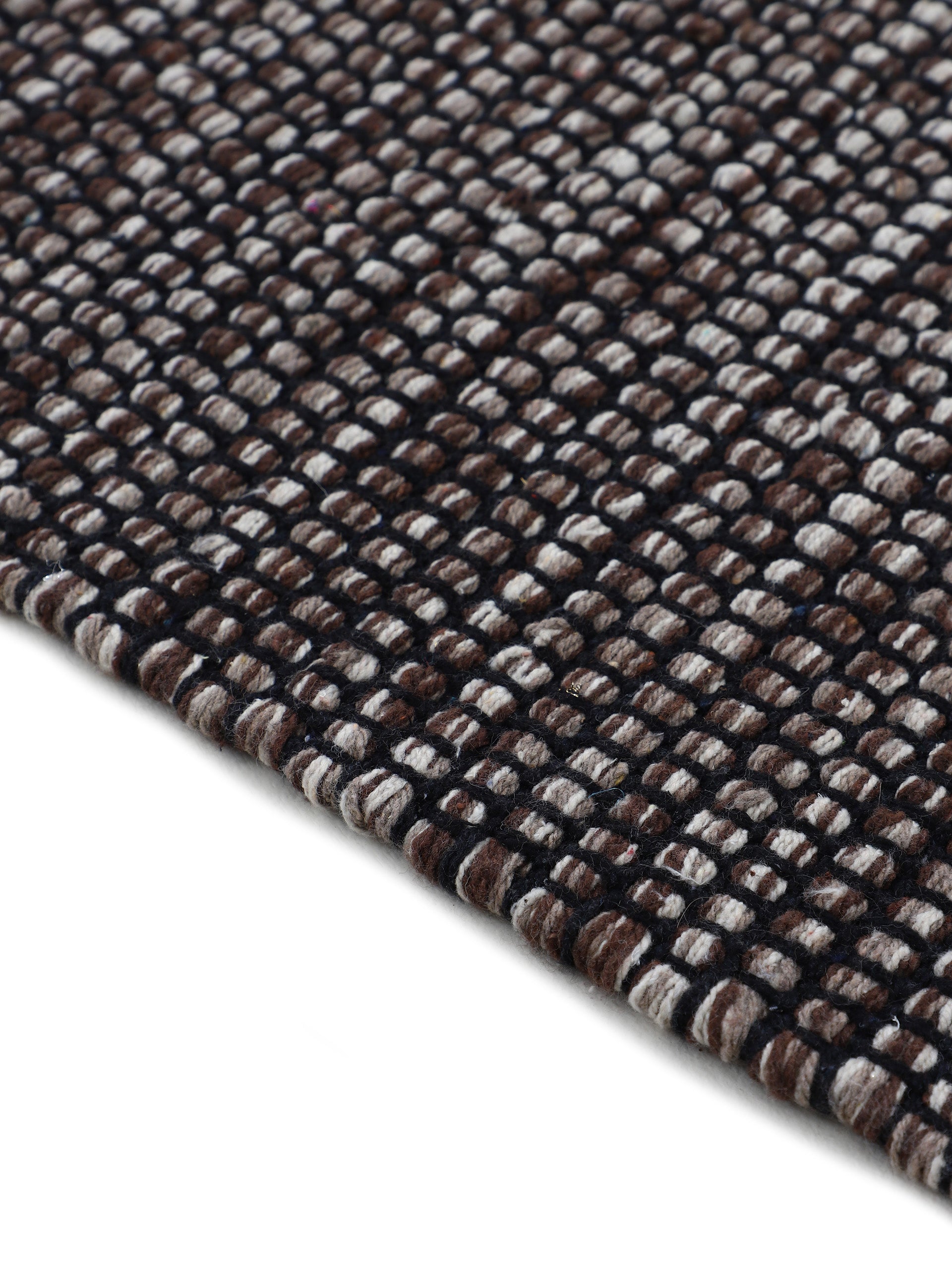 Flachgewebeteppich Kelim Mia Braun in braun aus baumwolle