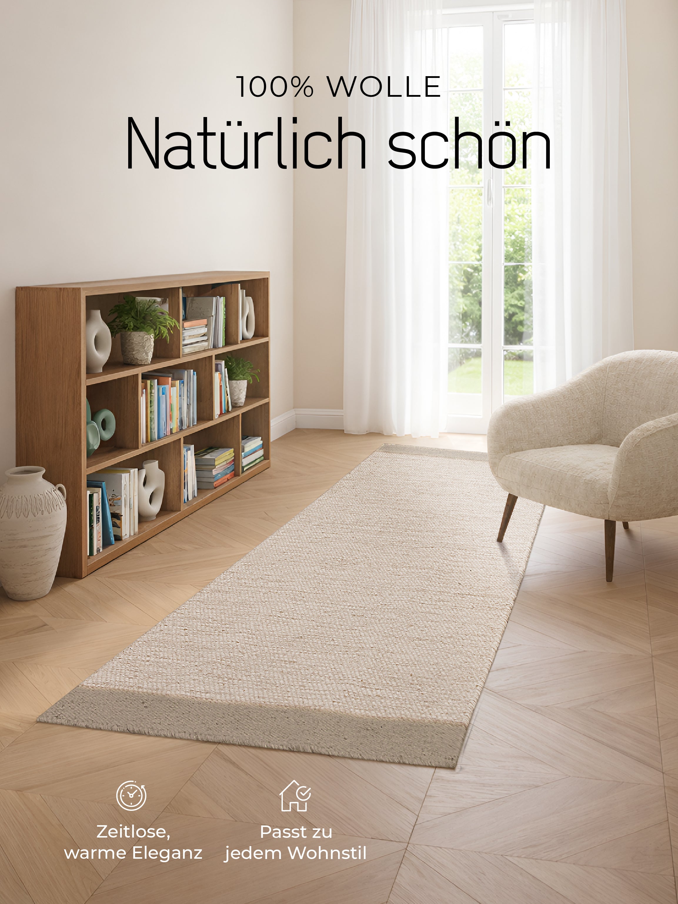Wollteppich Lui Läufer