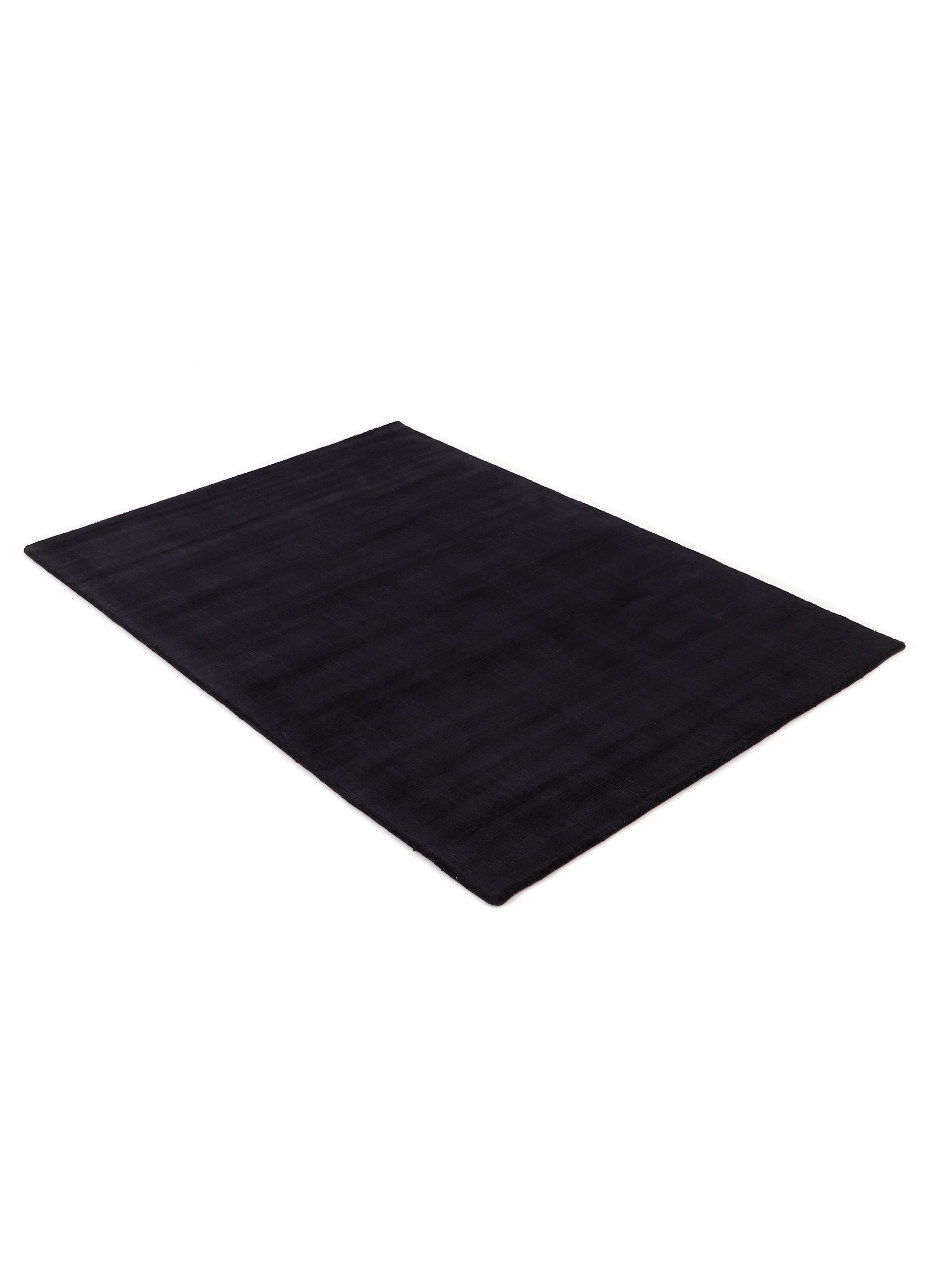 Viskoseteppich Ava Schwarz in schwarz aus viskose