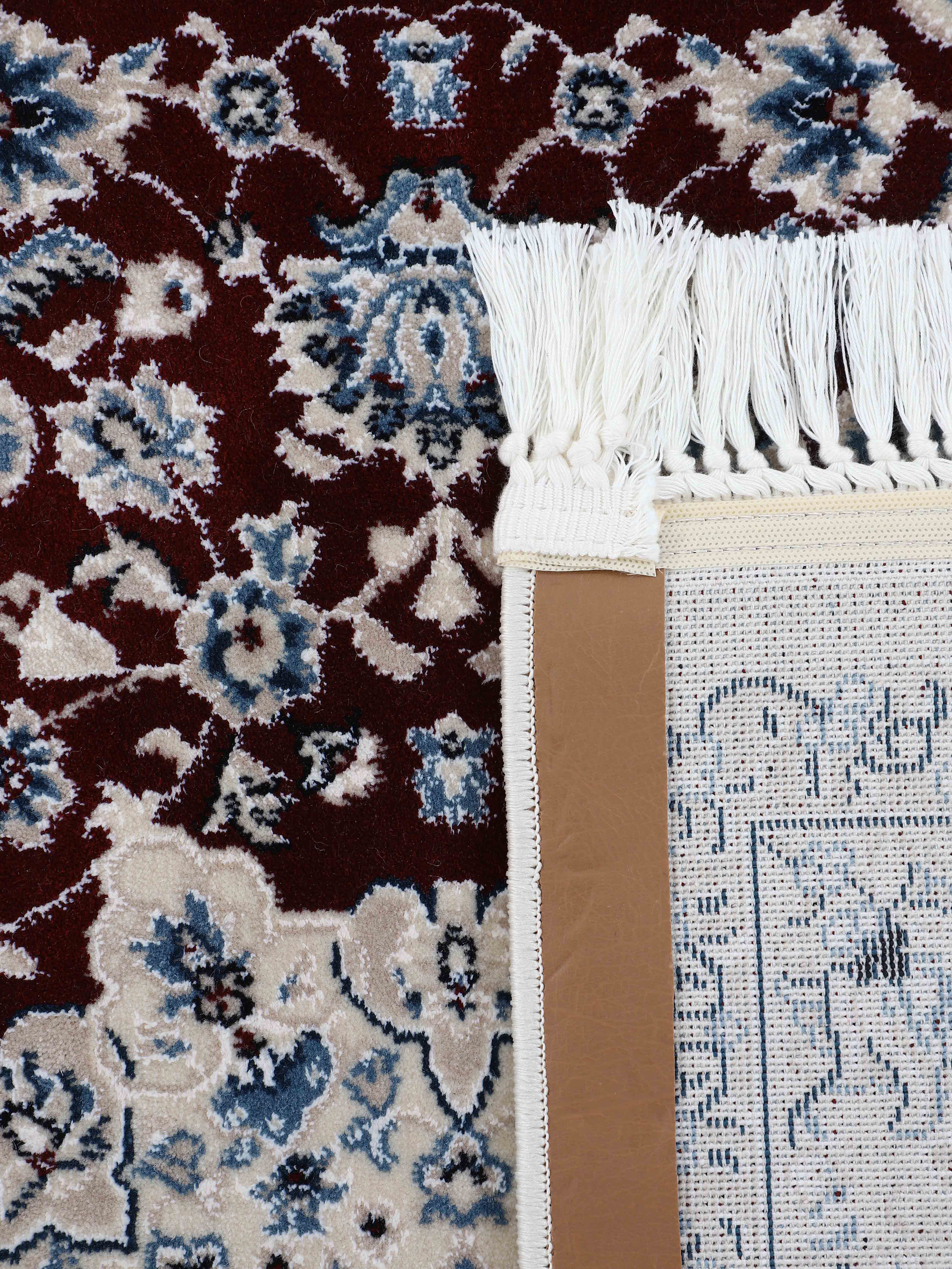 Teppich Nain Diane Rot in rot aus kunstfaser