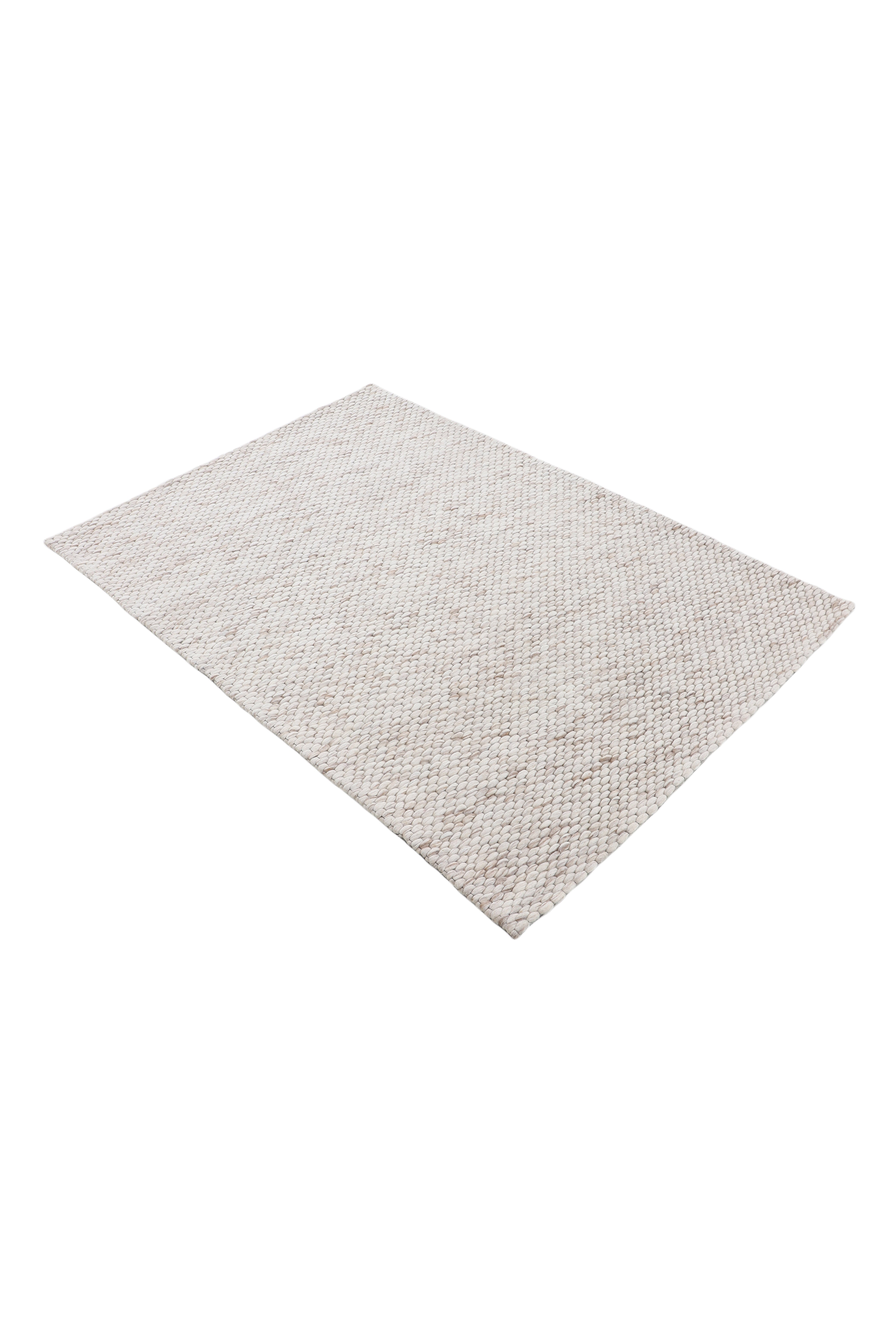 Wollteppich Sina Beige meliert in beige-meliert aus wolle