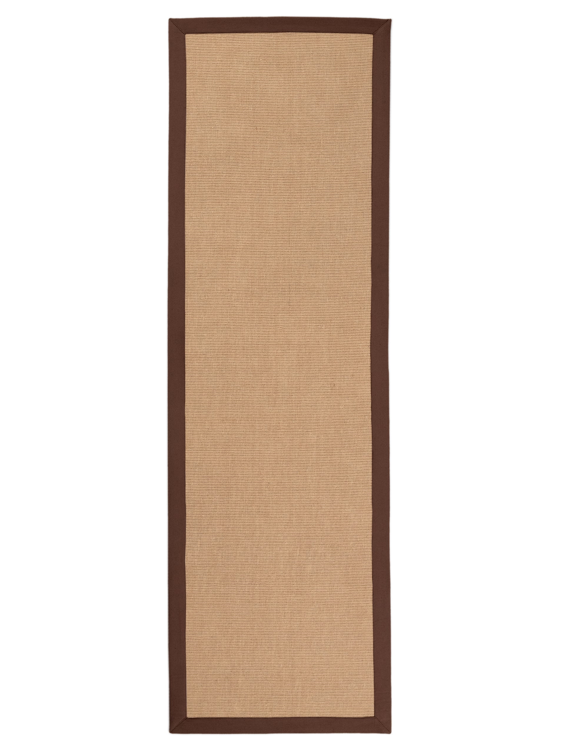 Sisalteppich Läufer Braun in braun aus sisal/jute