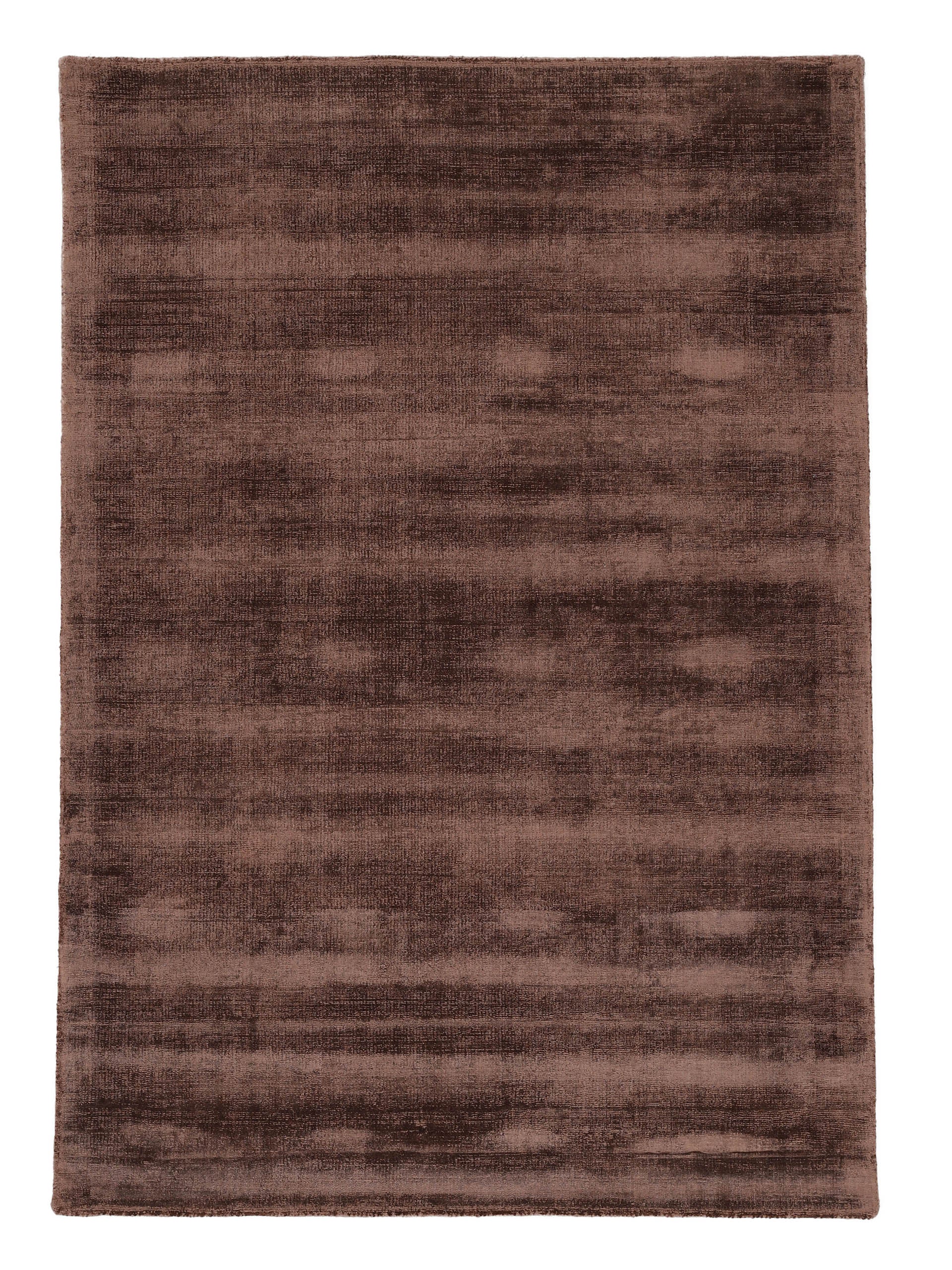Viskoseteppich Ava Dunkelbraun in dunkelbraun aus viskose