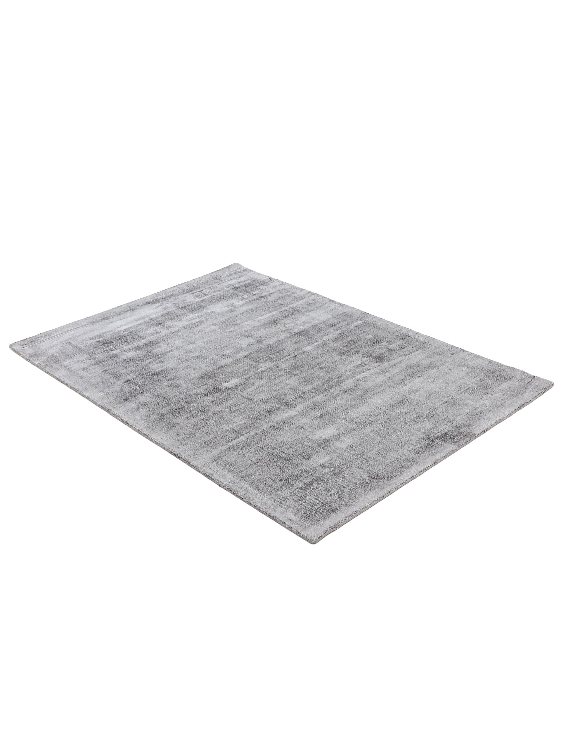 Viskoseteppich Ava Hellgrau in hellgrau aus viskose