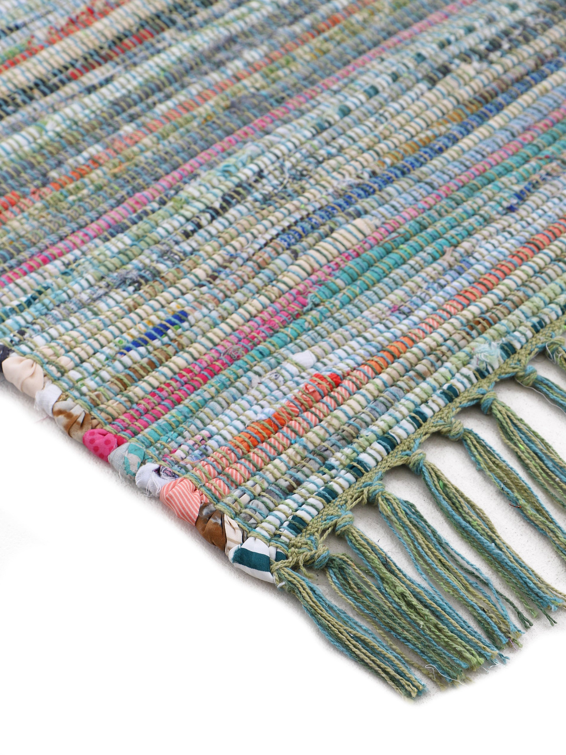 Kelim Chindi Grün in grün