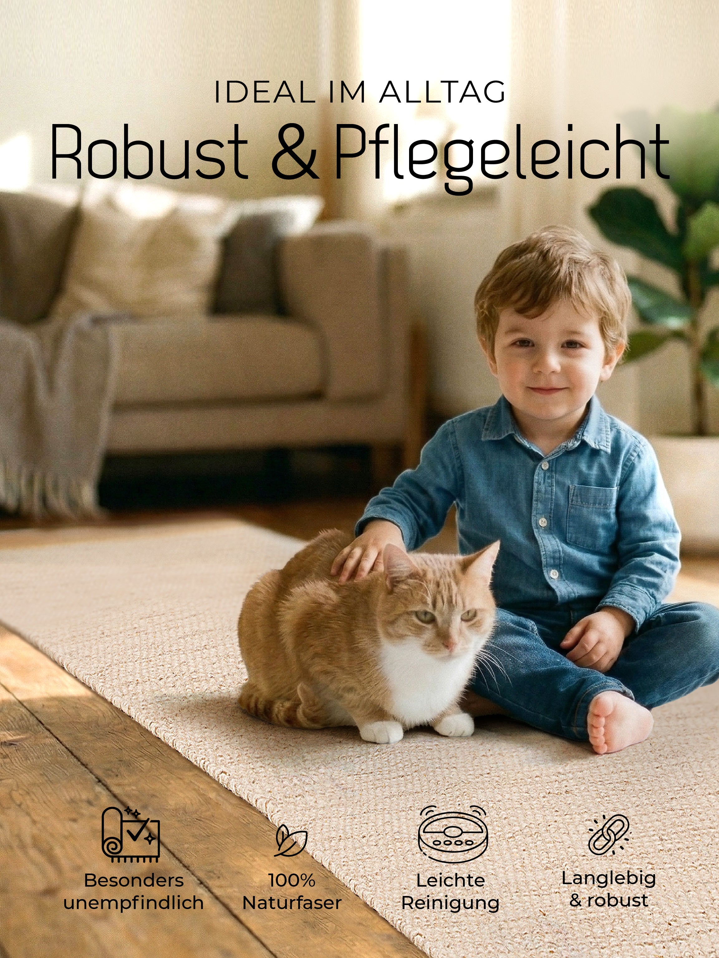 Wollteppich Lui Läufer