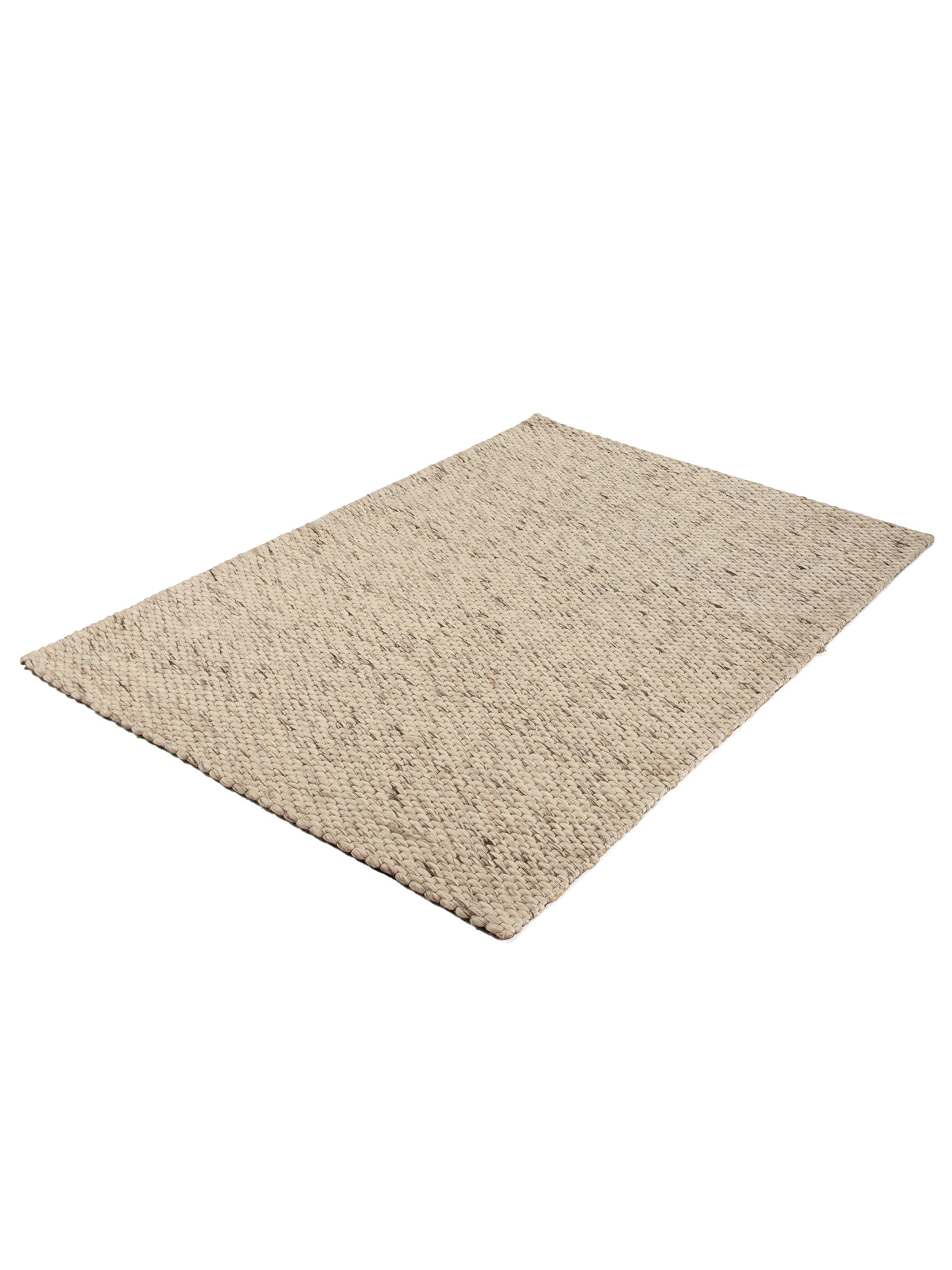 Wollteppich Sina Hellgrau meliert in hellgrau-meliert aus wolle