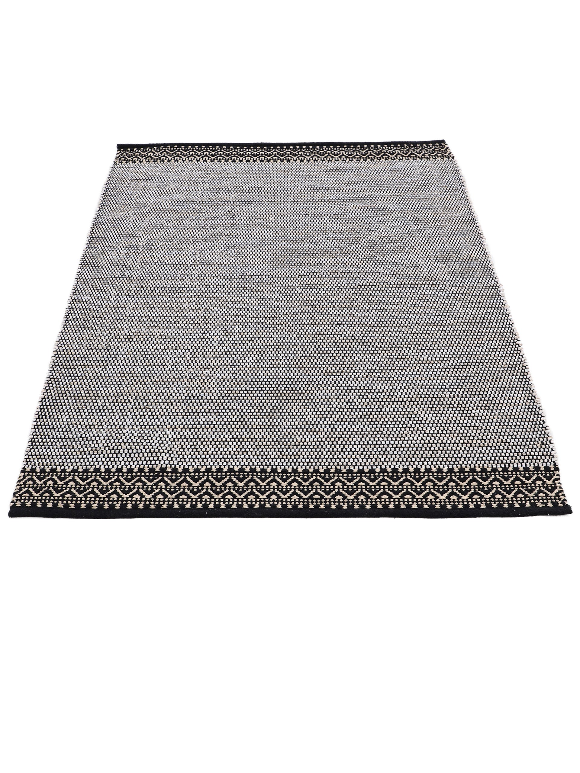 Flachgewebeteppich Kelim Mia Beige in beige aus baumwolle