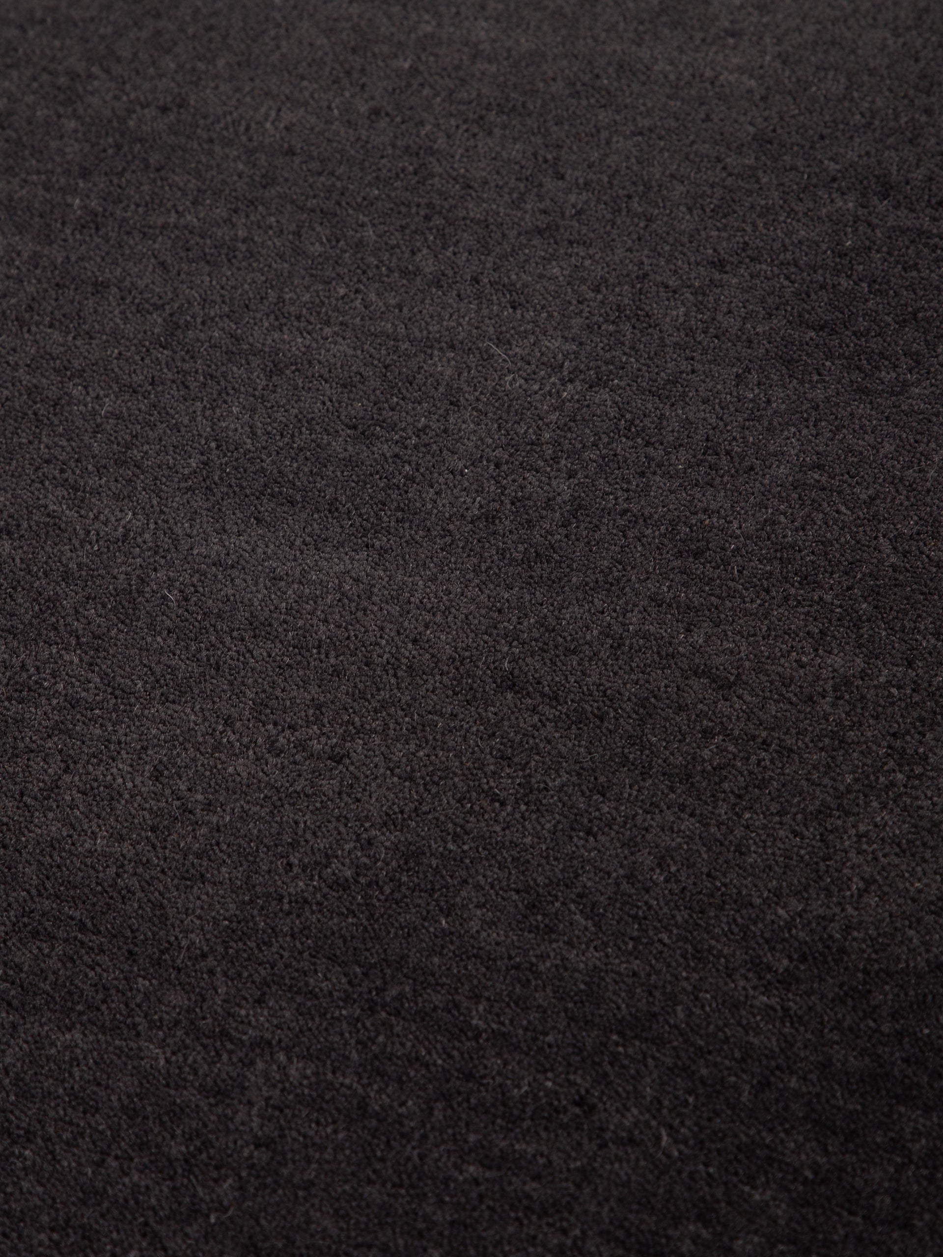 Wollteppich Gabbeh Lola Rund Dunkelgrau aus Wolle