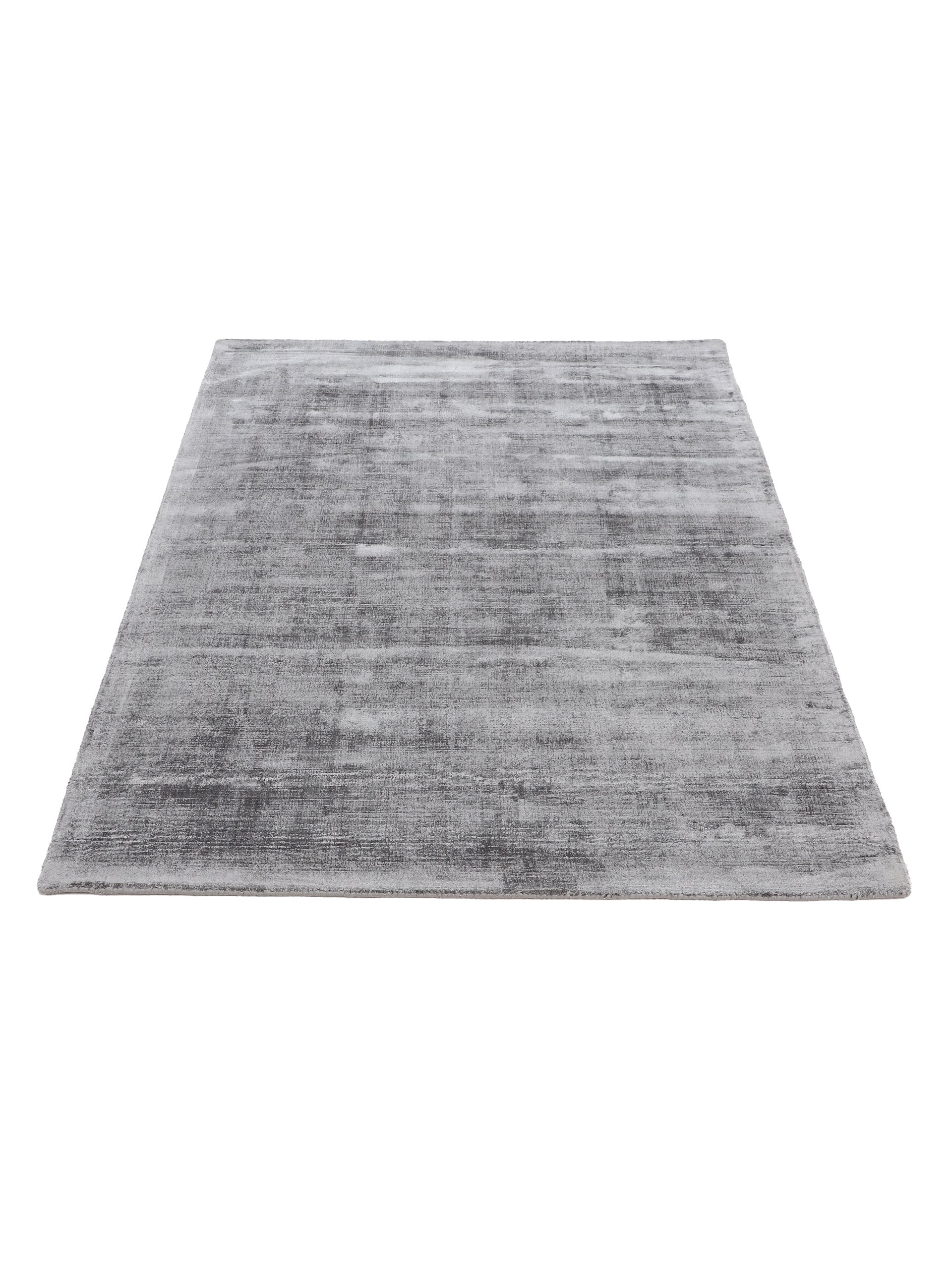 Viskoseteppich Ava Hellgrau in hellgrau aus viskose