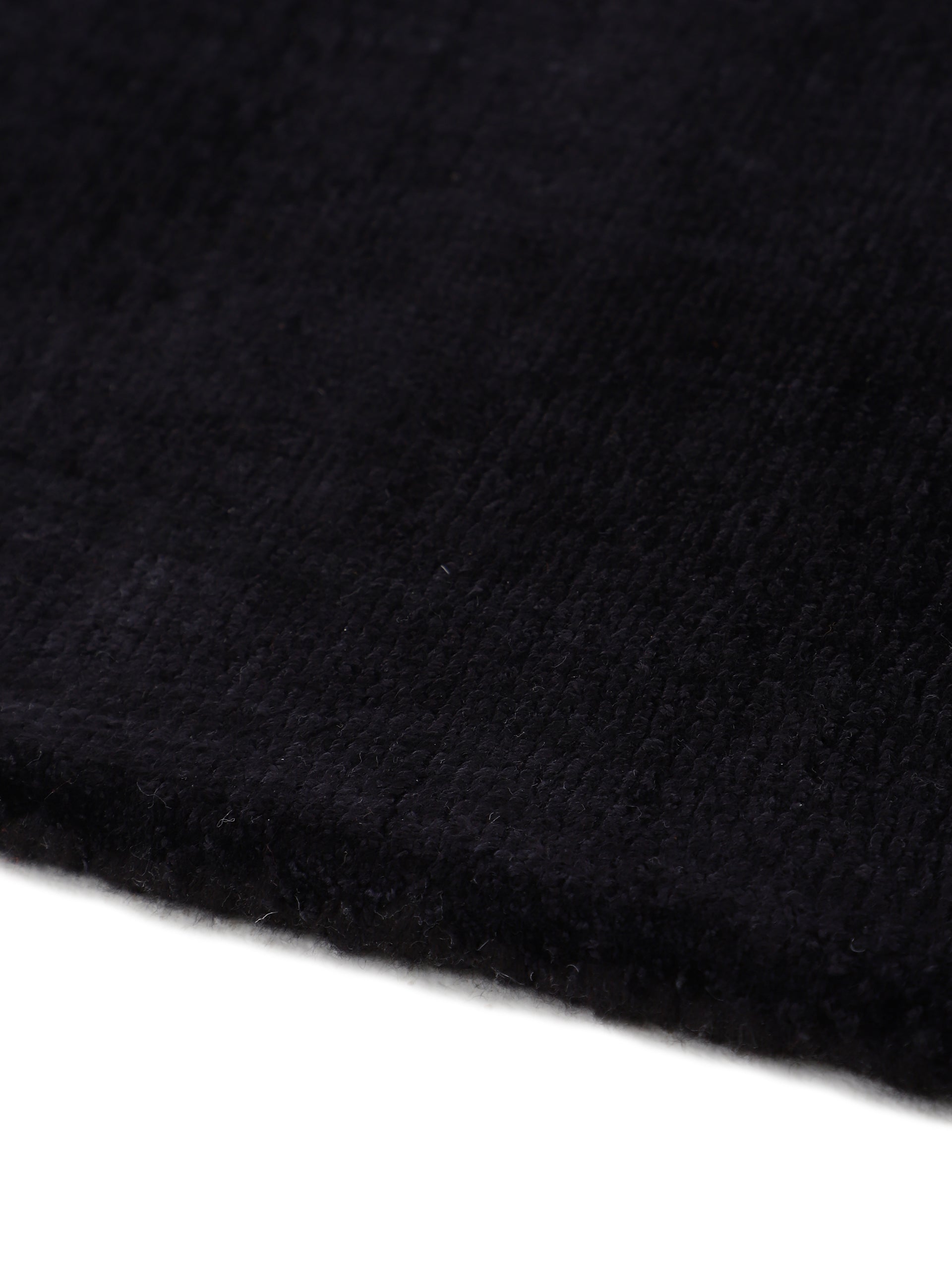 Viskoseteppich Ava Schwarz in schwarz aus viskose