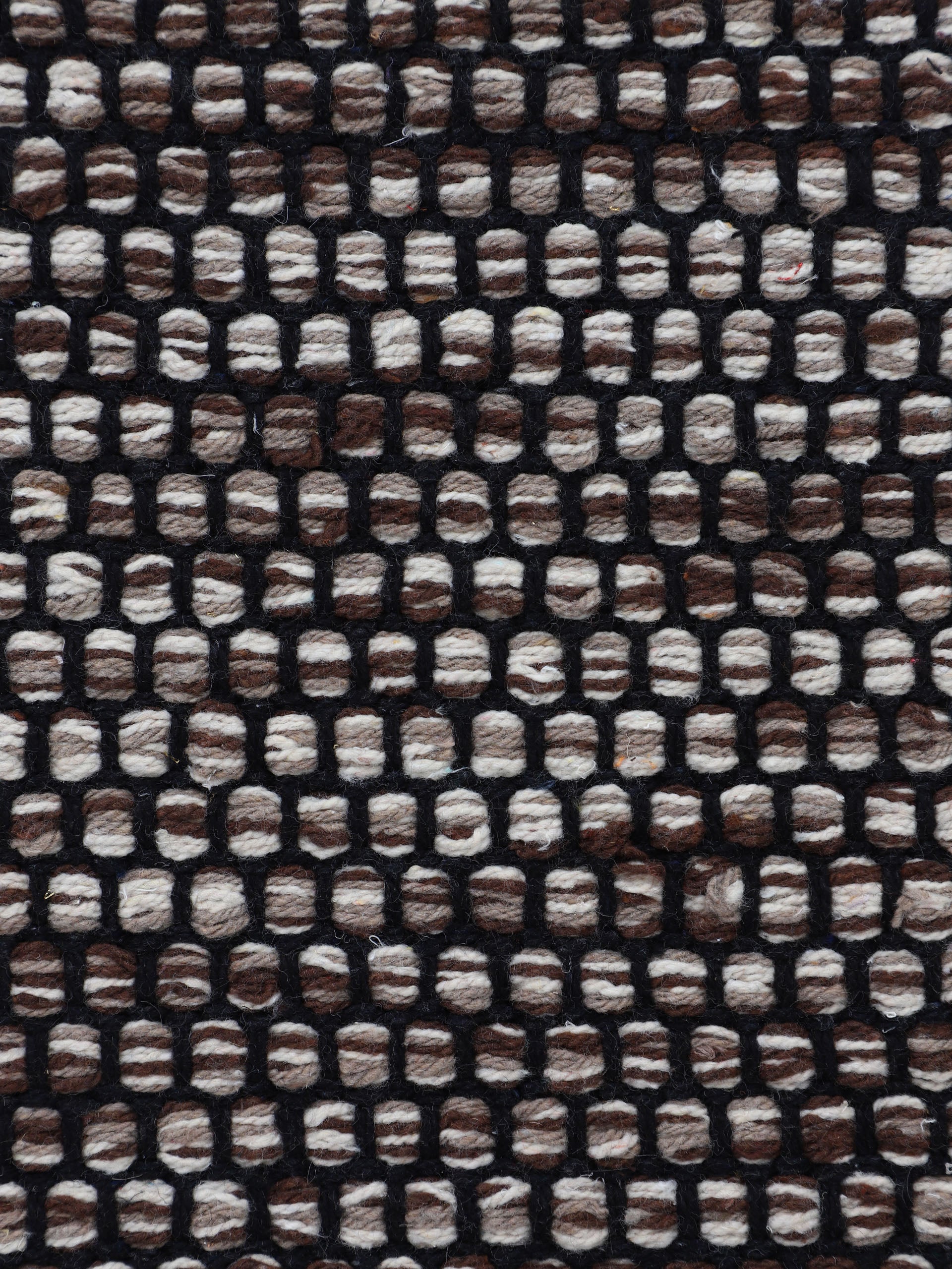 Flachgewebeteppich Kelim Mia Braun in braun aus baumwolle