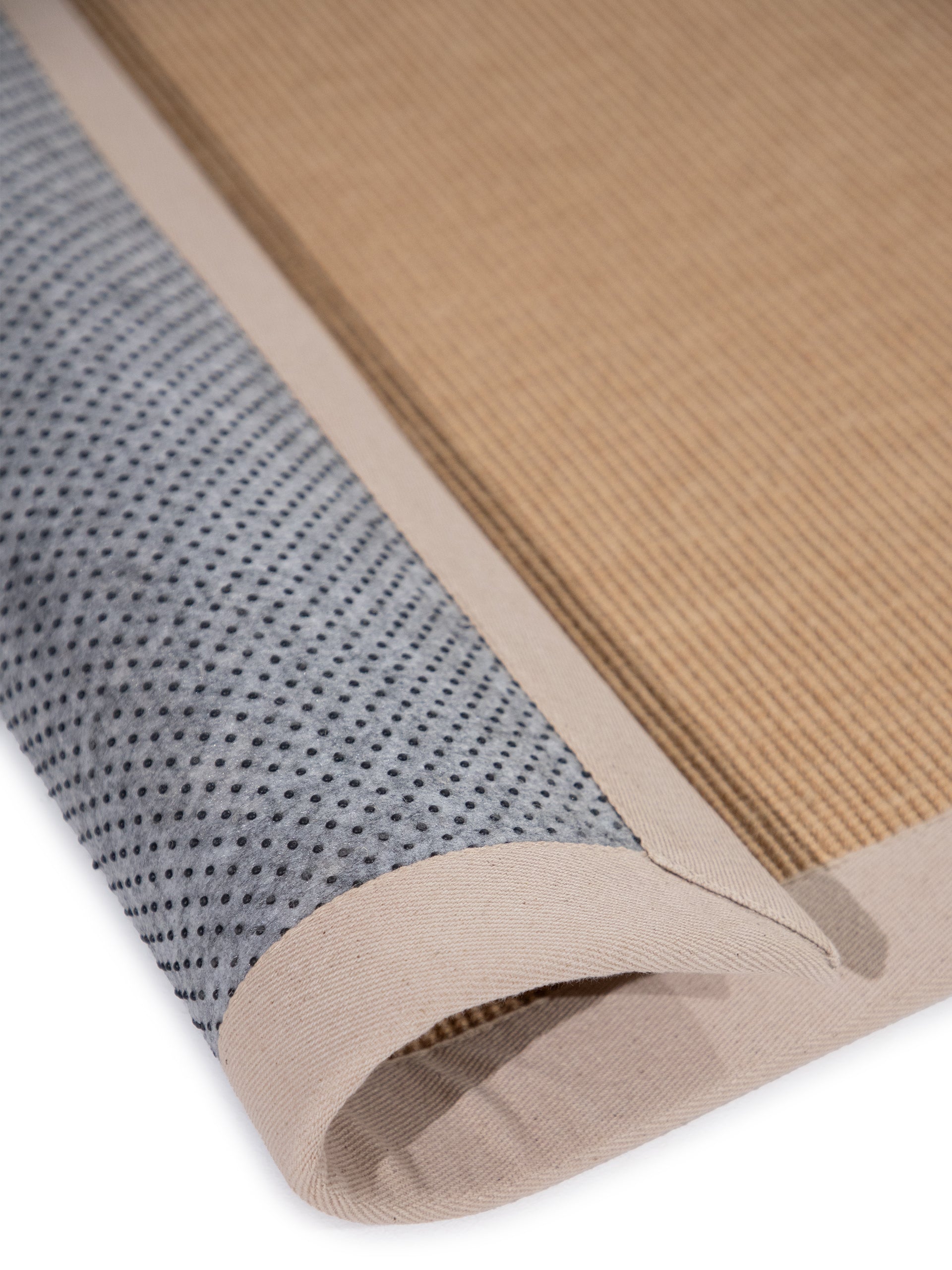 Sisalteppich Beige in beige aus sisal/jute