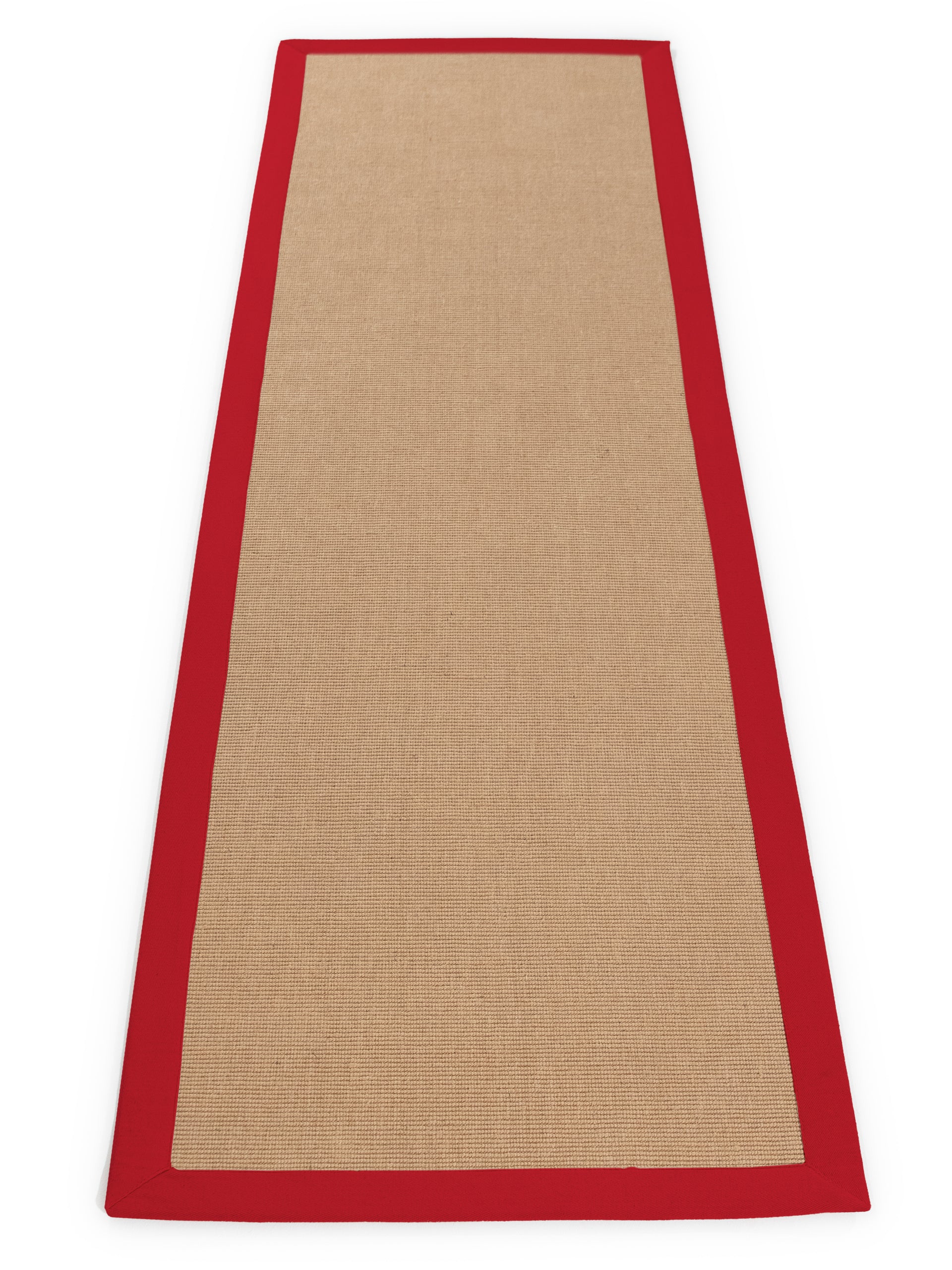 Sisalteppich Läufer Rot aus Sisal/Jute