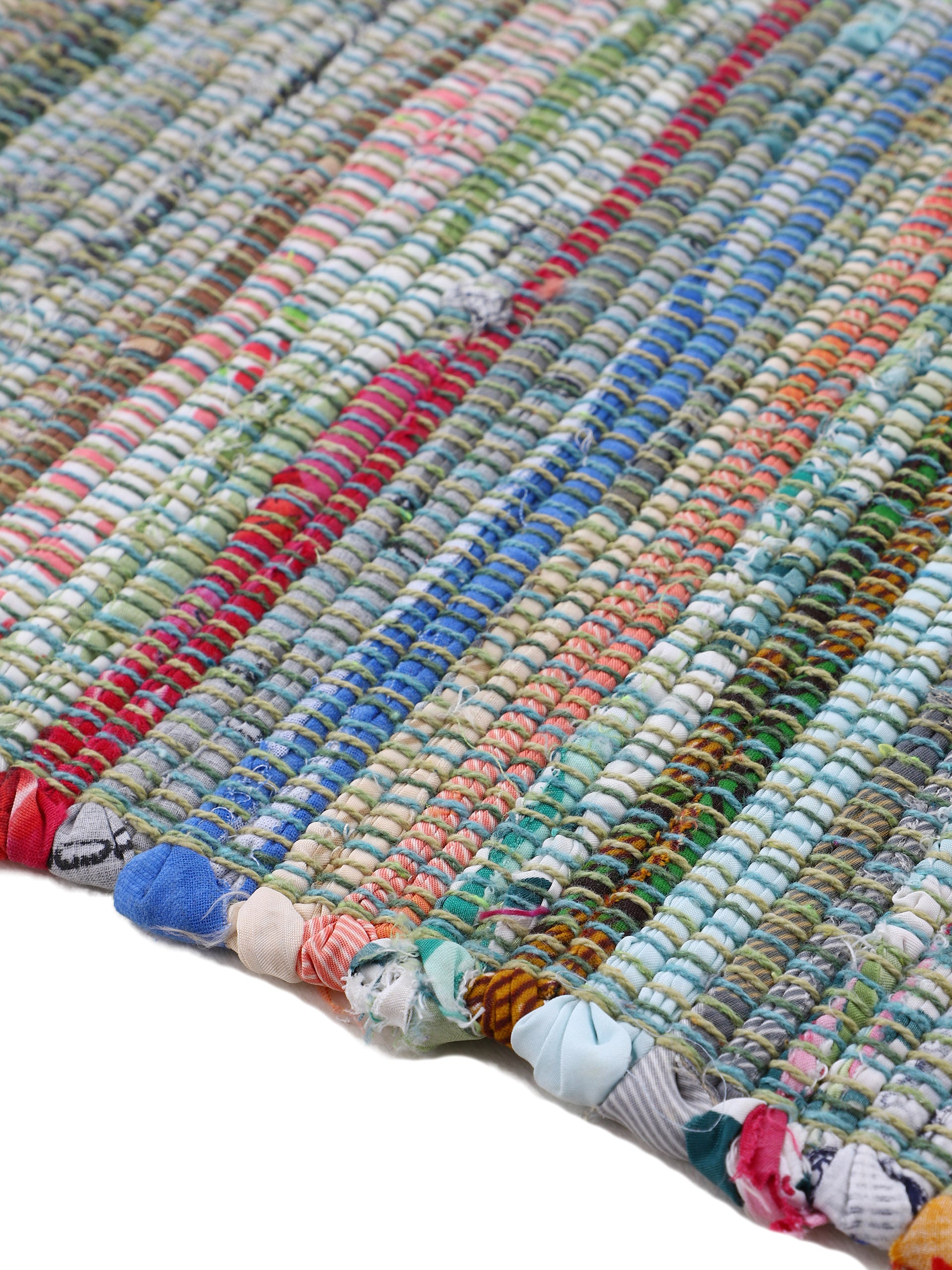 Kelim Chindi Grün in grün