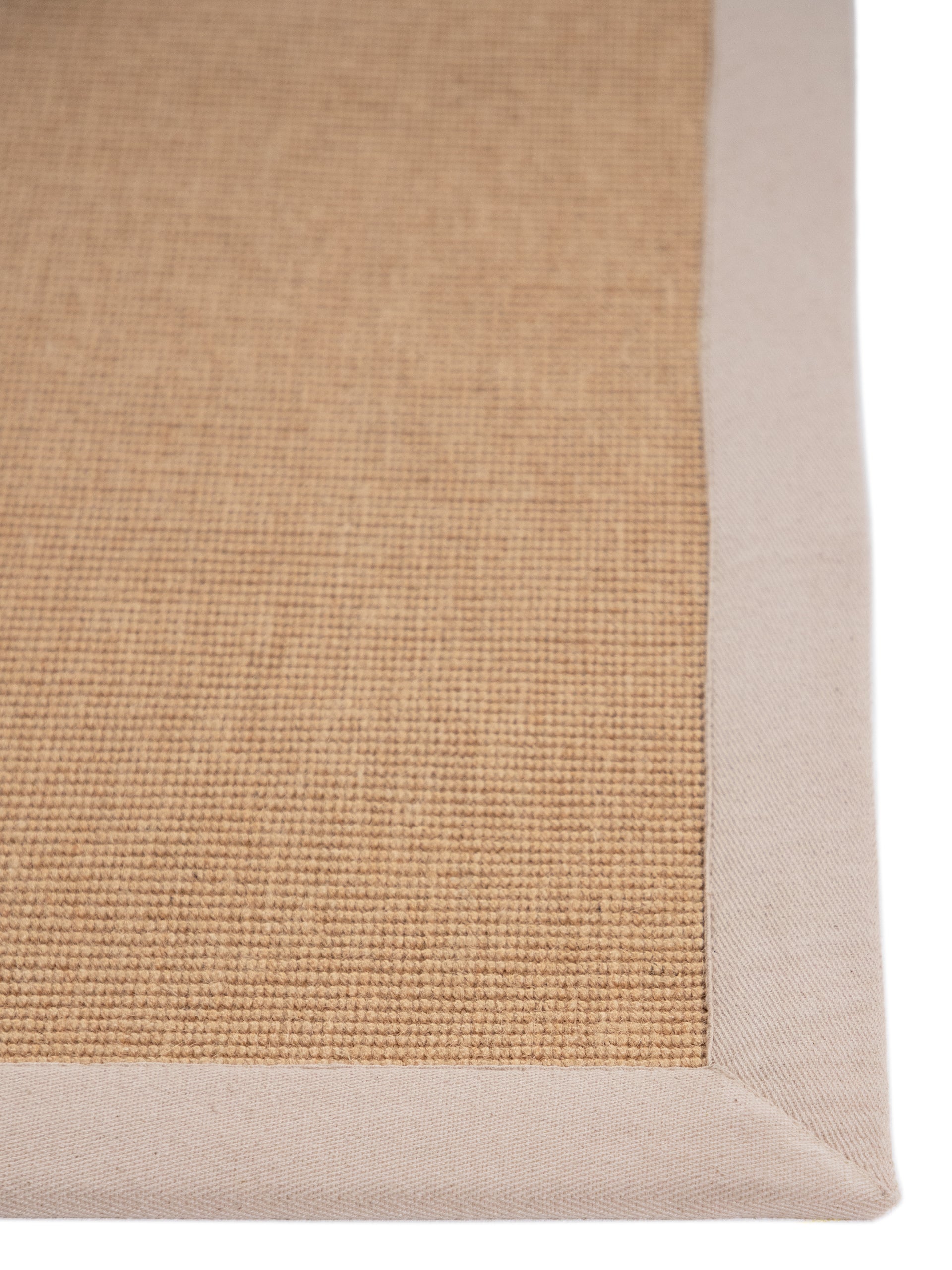 Sisalteppich Beige in beige aus sisal/jute