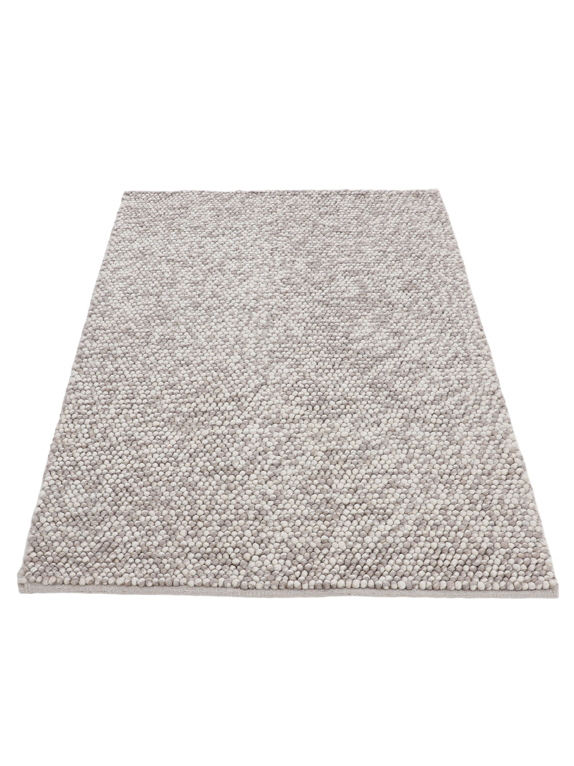 Wollteppich Calo Beige in beige aus wolle