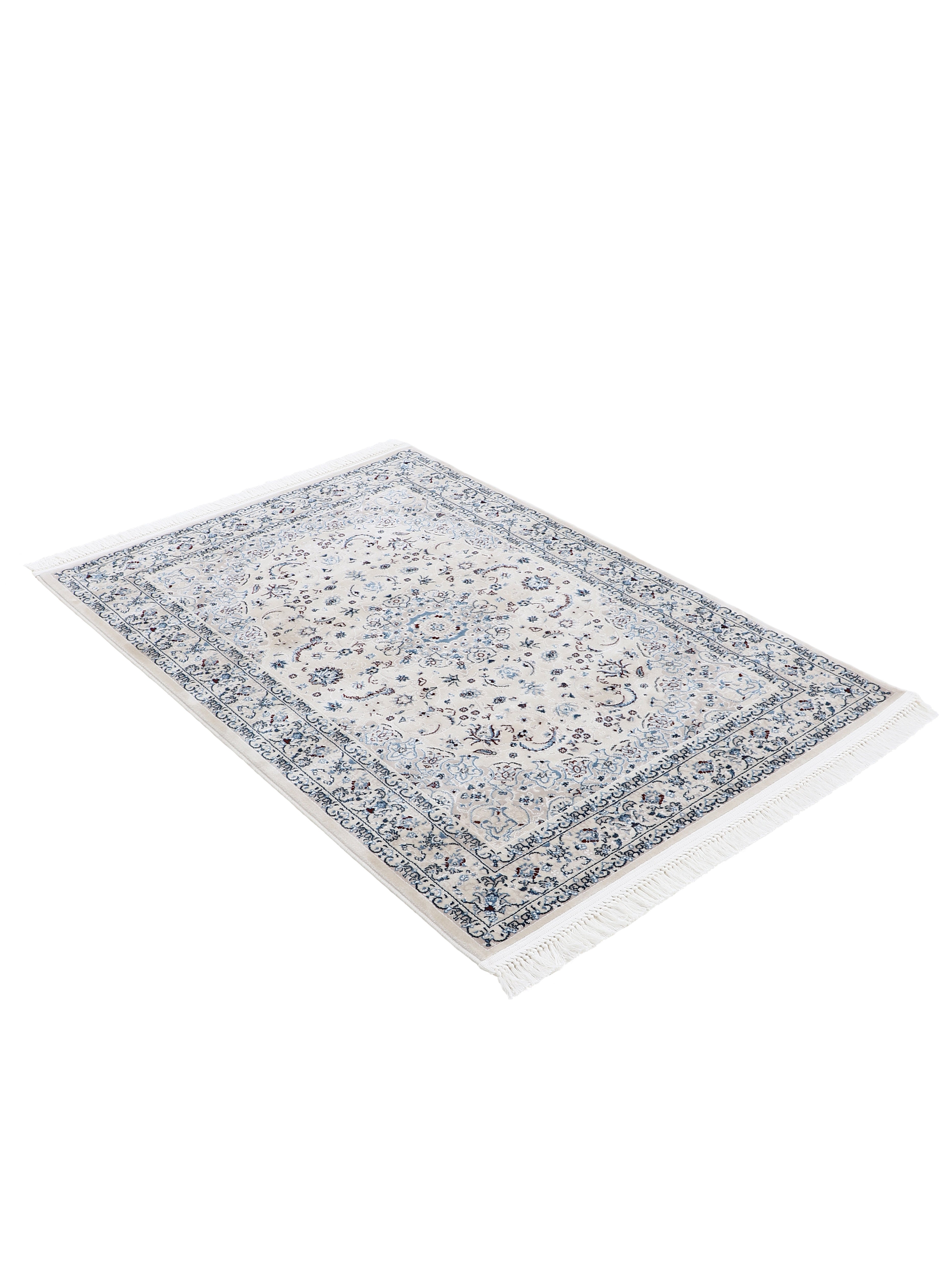 Teppich Nain Diane Creme in creme aus kunstfaser