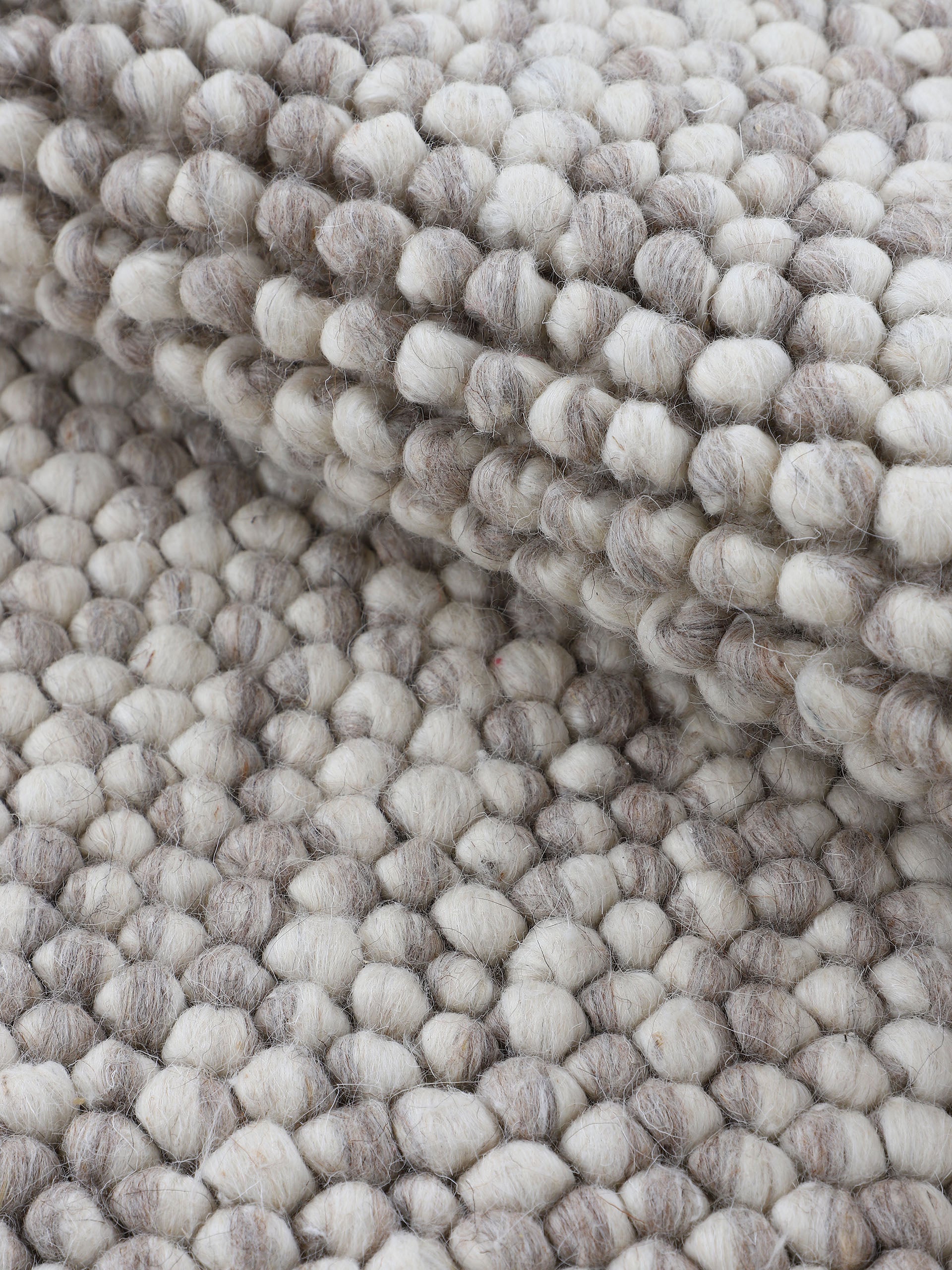 Wollteppich Calo Beige in beige aus wolle