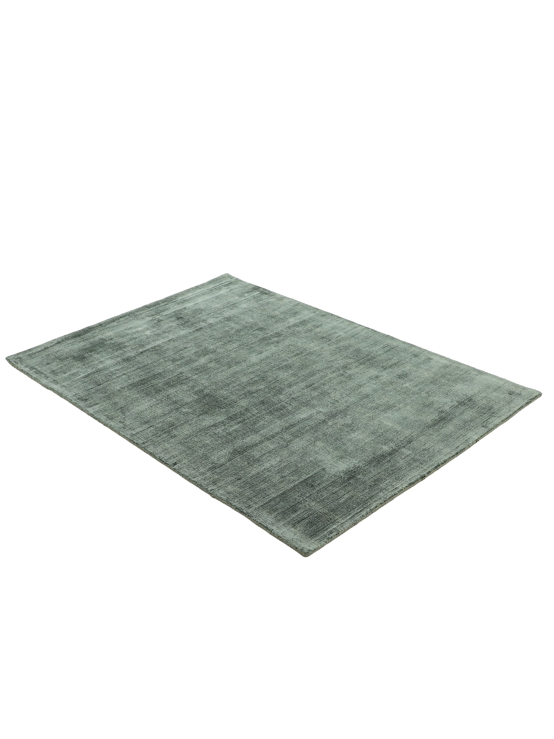 Viskoseteppich Ava Dunkelgrün in dunkelgrün aus viskose