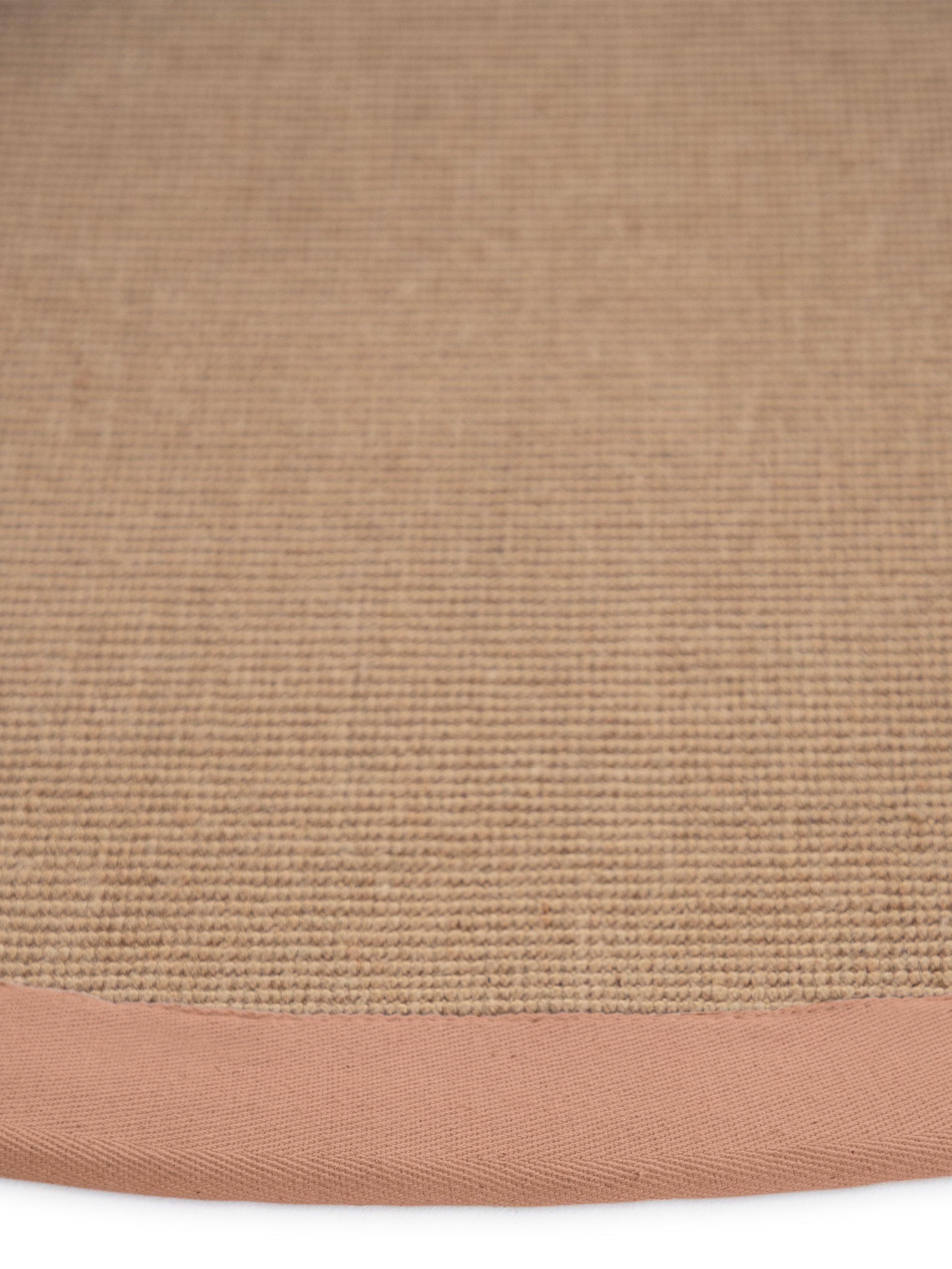 Sisalteppich Rund Pfirsich aus Sisal/Jute