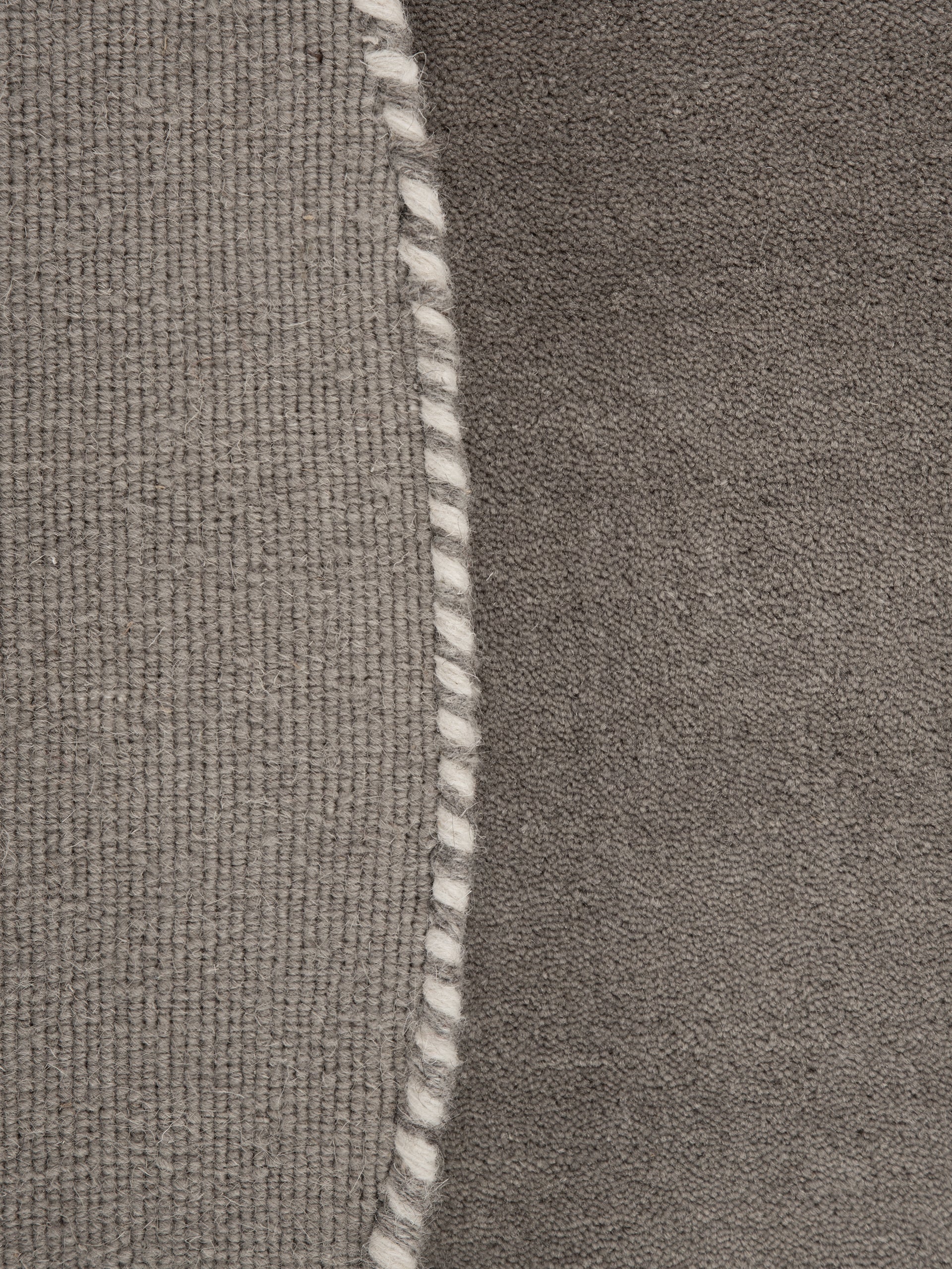 Wollteppich Gabbeh Lola Rund Grau aus Wolle