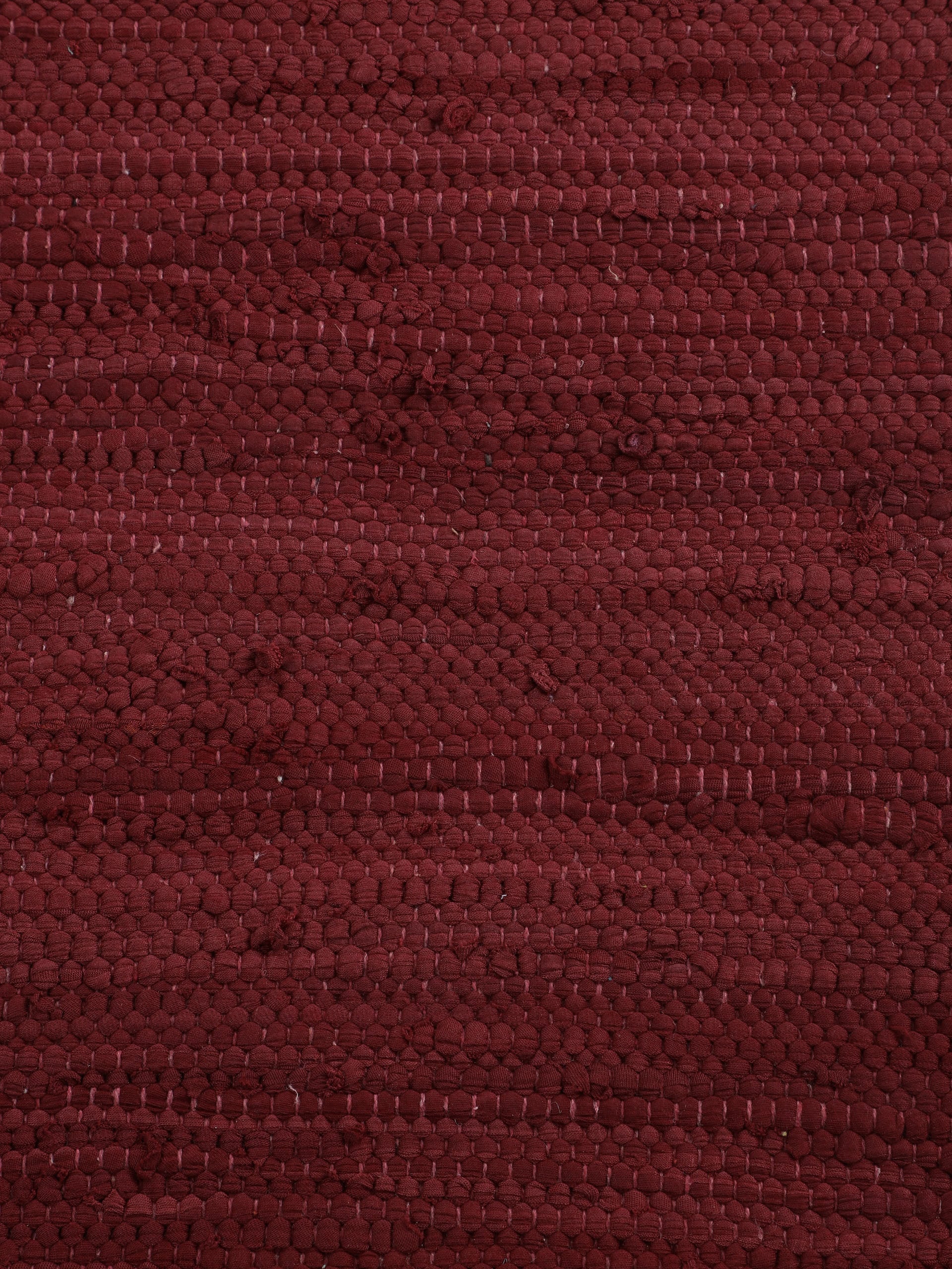 Kelim Chindi Uni Violett in violett aus baumwolle