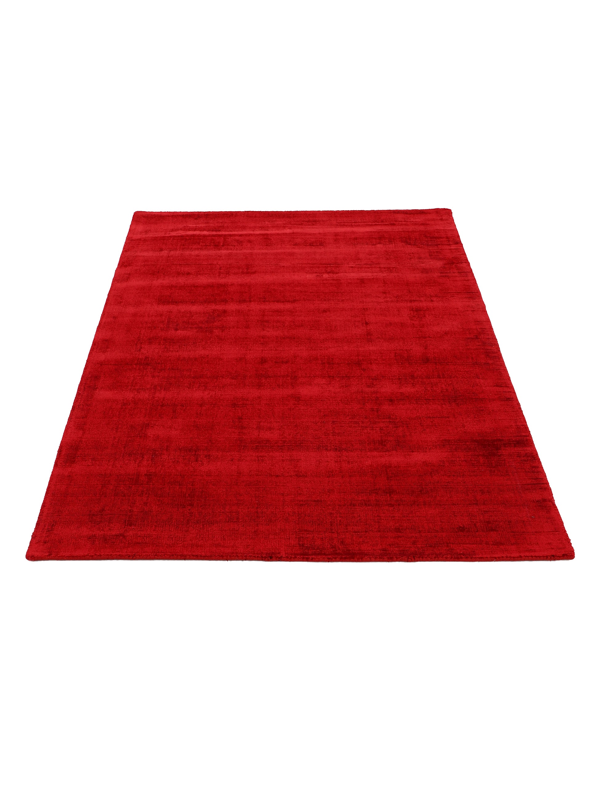 Viskoseteppich Ava Rot in rot aus viskose