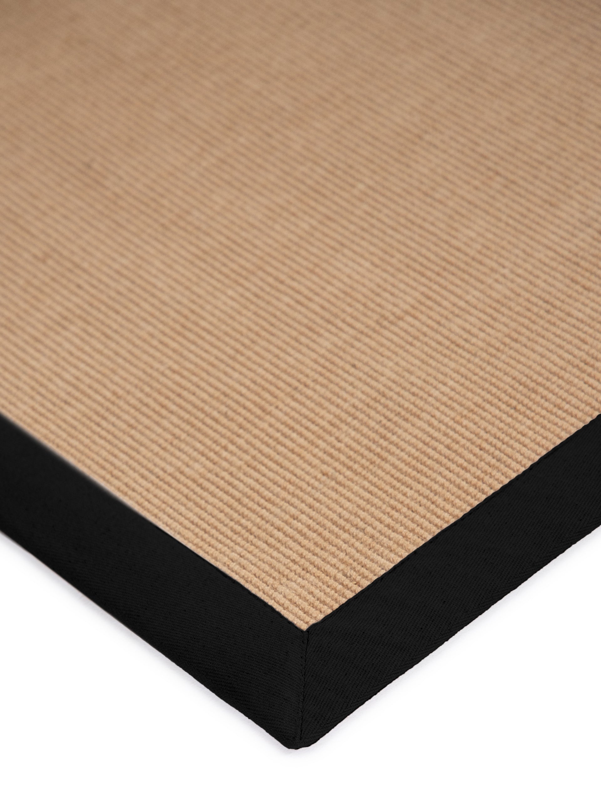 Sisalteppich Schwarz aus Sisal/Jute
